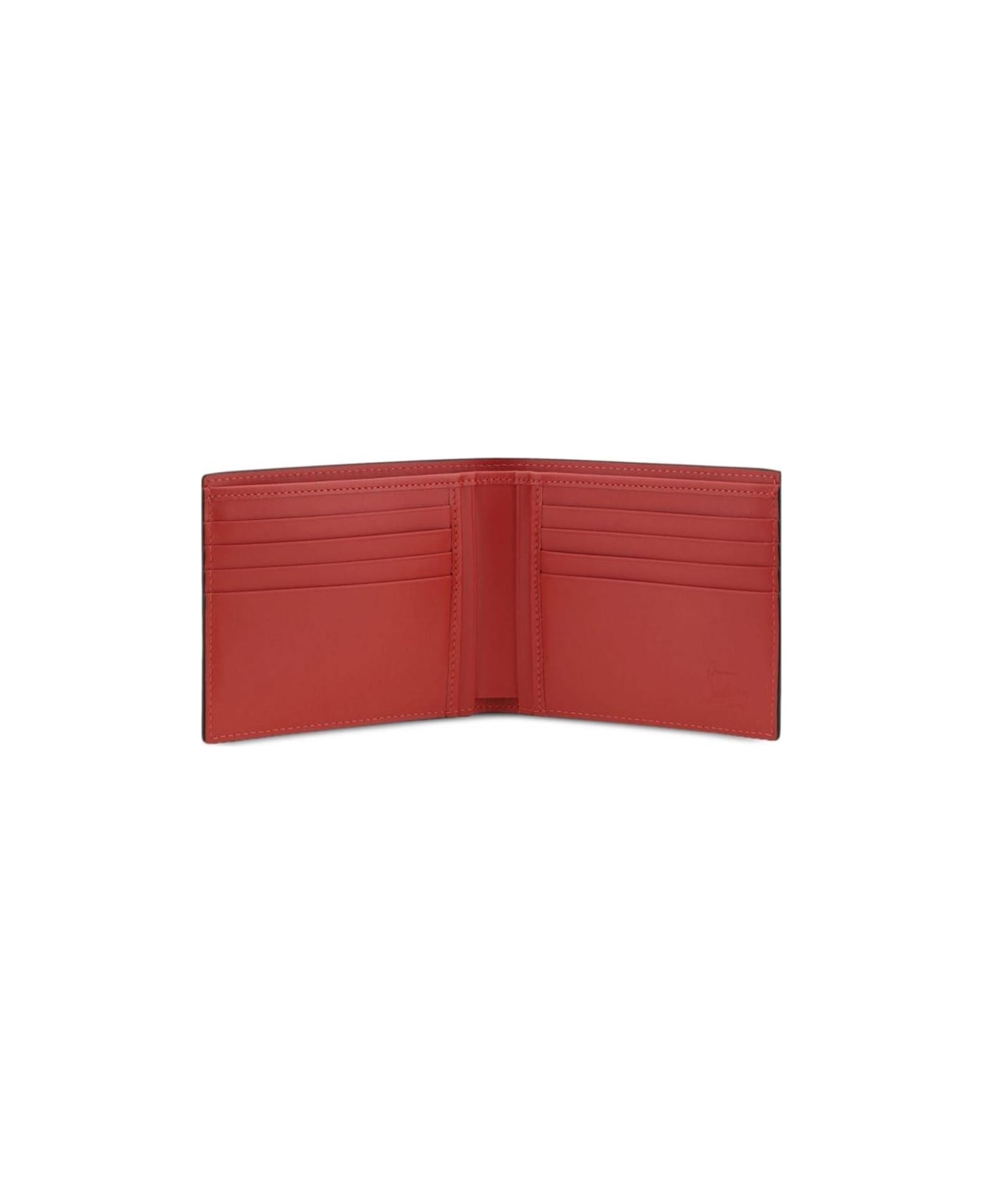 Christian Louboutin Funky Studded Bifold Wallet - Black