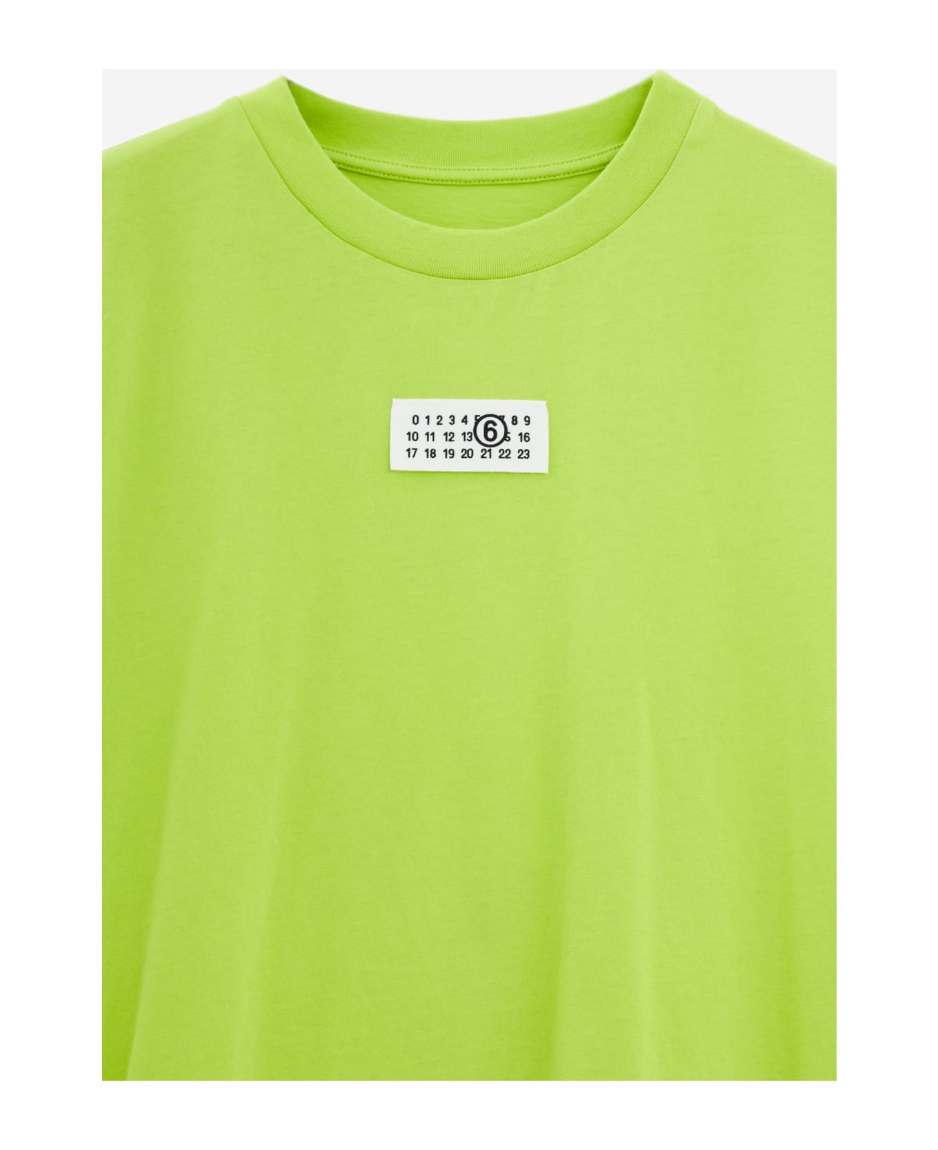 MM6 Maison Margiela Crewneck T-shirt - lime Tシャツ