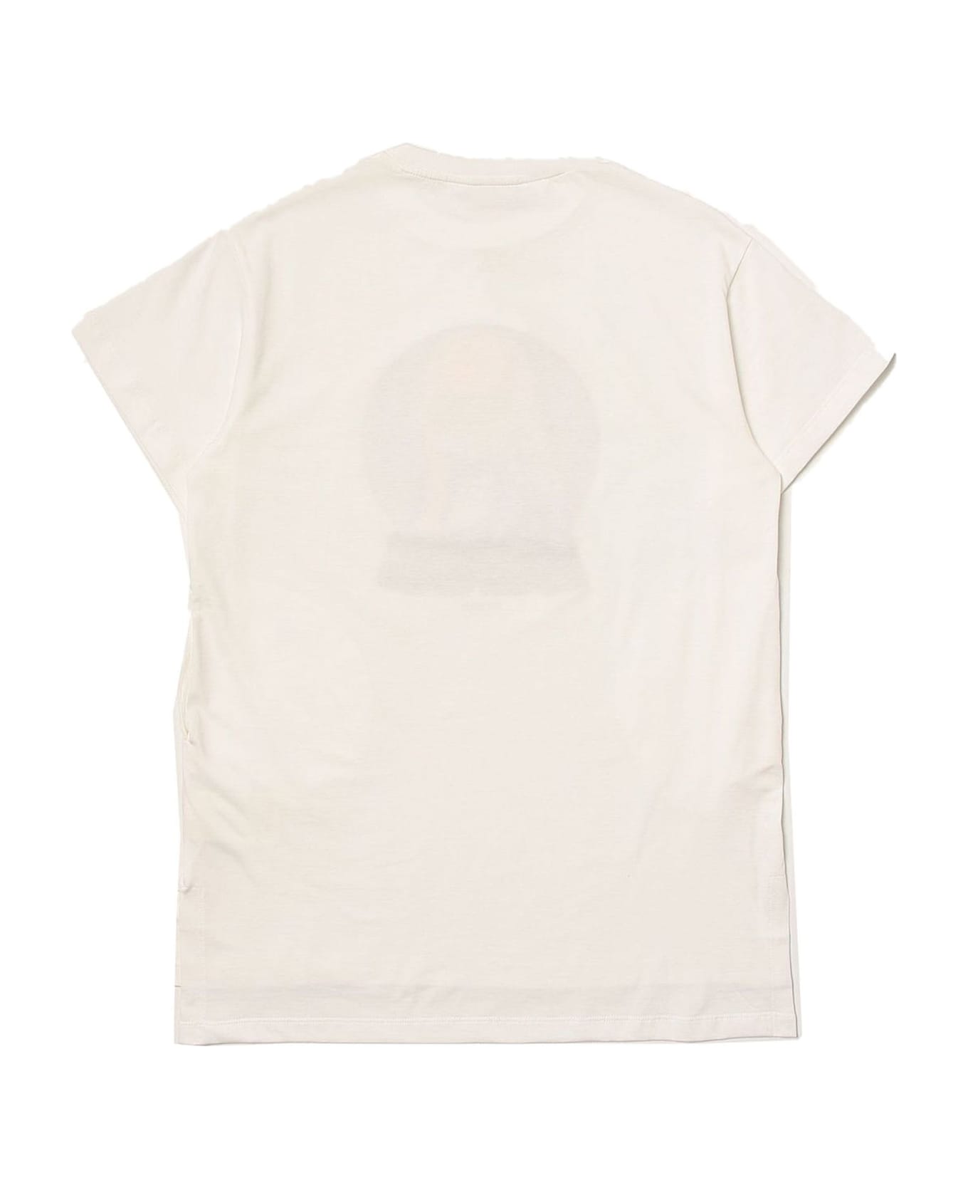 Fendi White Cotton Tshirt - Bianco