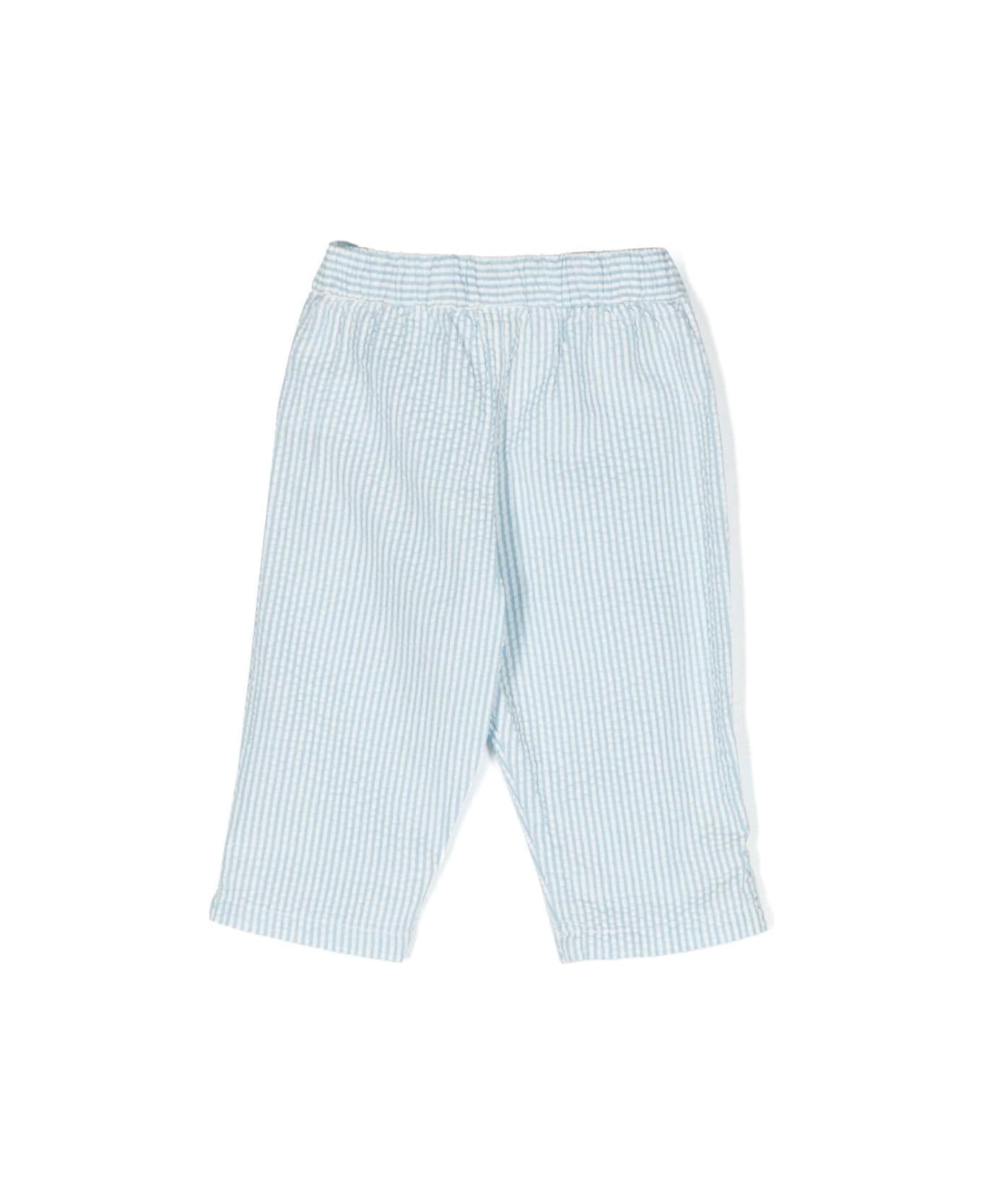 Bonton Striped Trousers - Blue