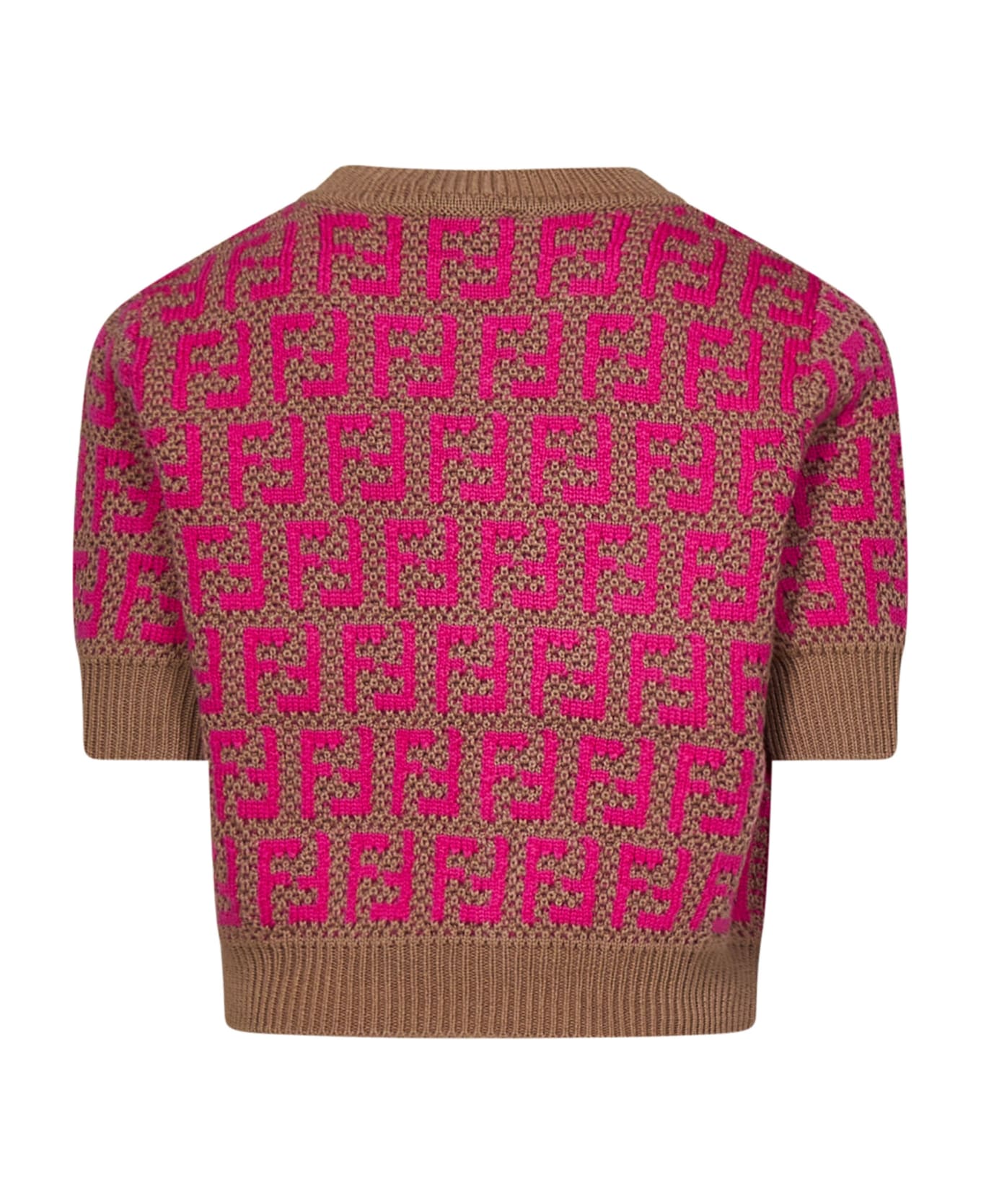 Fendi Kids Sweater - Brown
