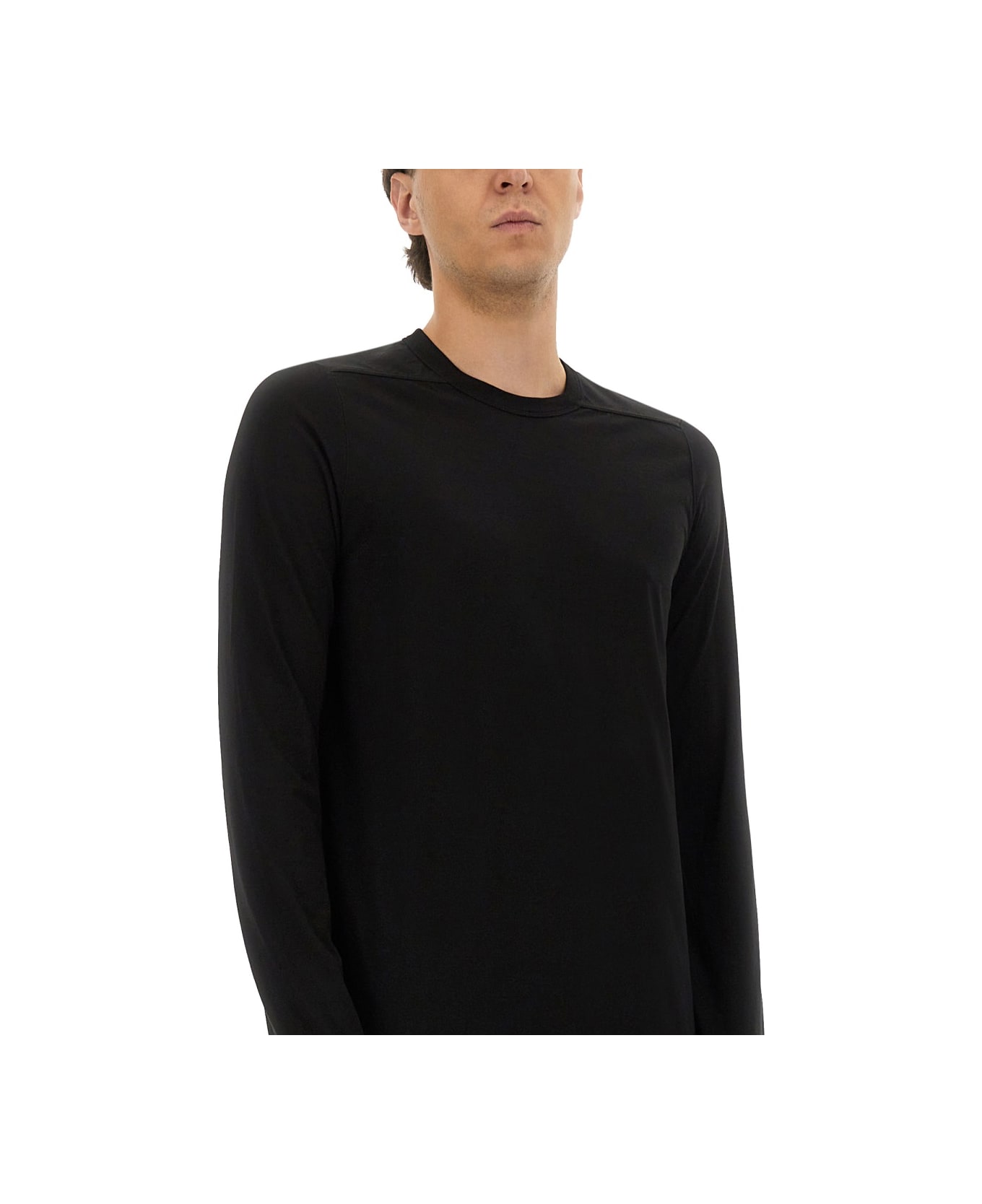 Rick Owens Long-sleeved T-shirt - BLACK