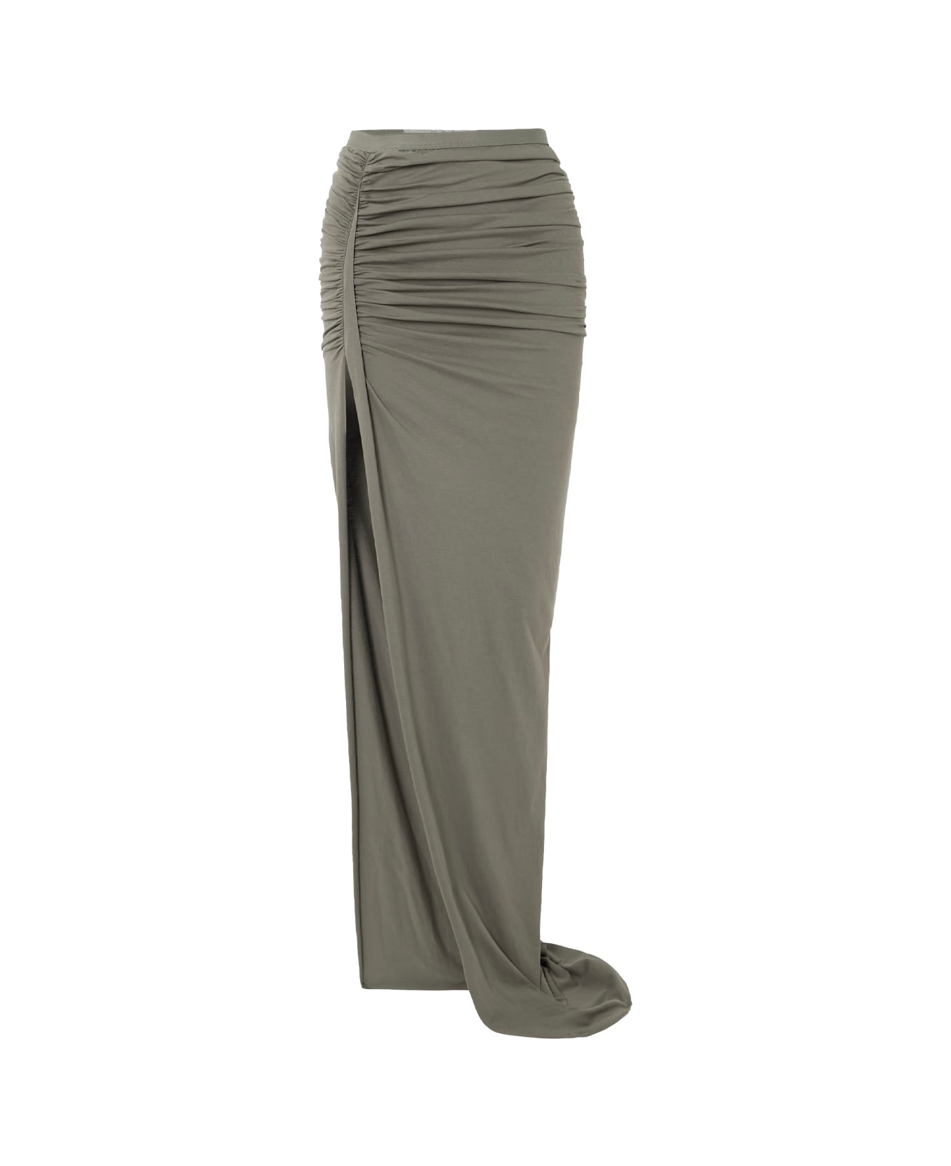 Rick Owens Asymmetrical Mini Skirt - Gray