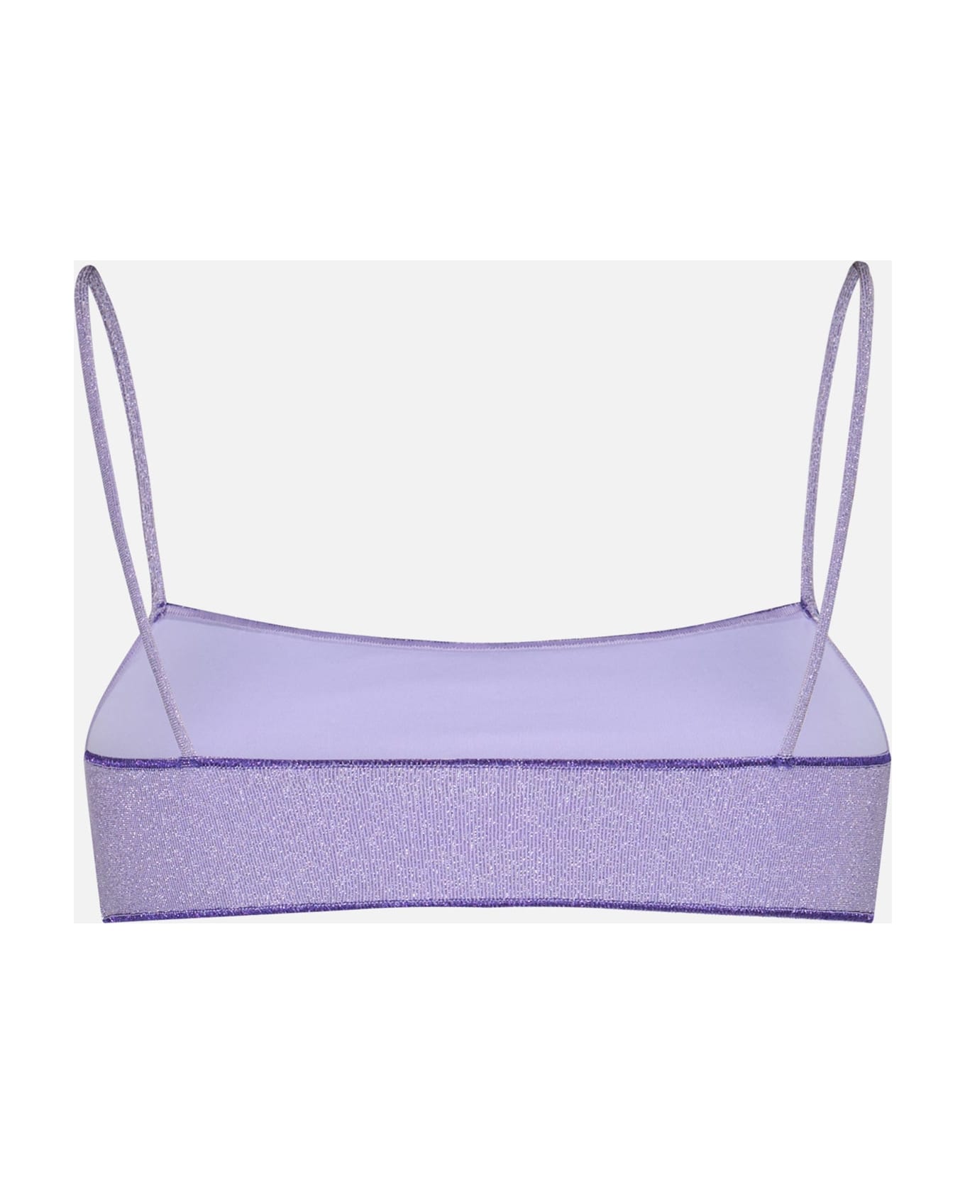 MC2 Saint Barth Woman Lurex Bralette Beach Top Sadie - PINK
