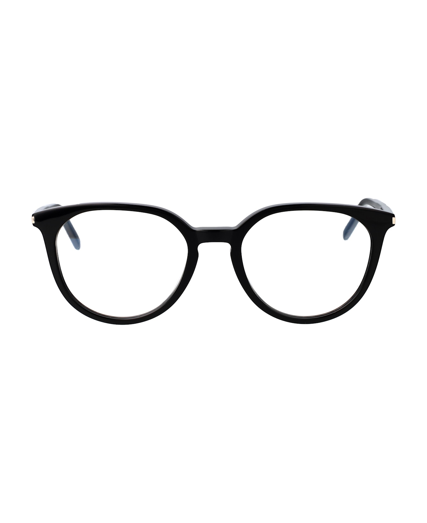 Saint Laurent Eyewear Sl 681/f Glasses - 001 BLACK BLACK TRANSPARENT