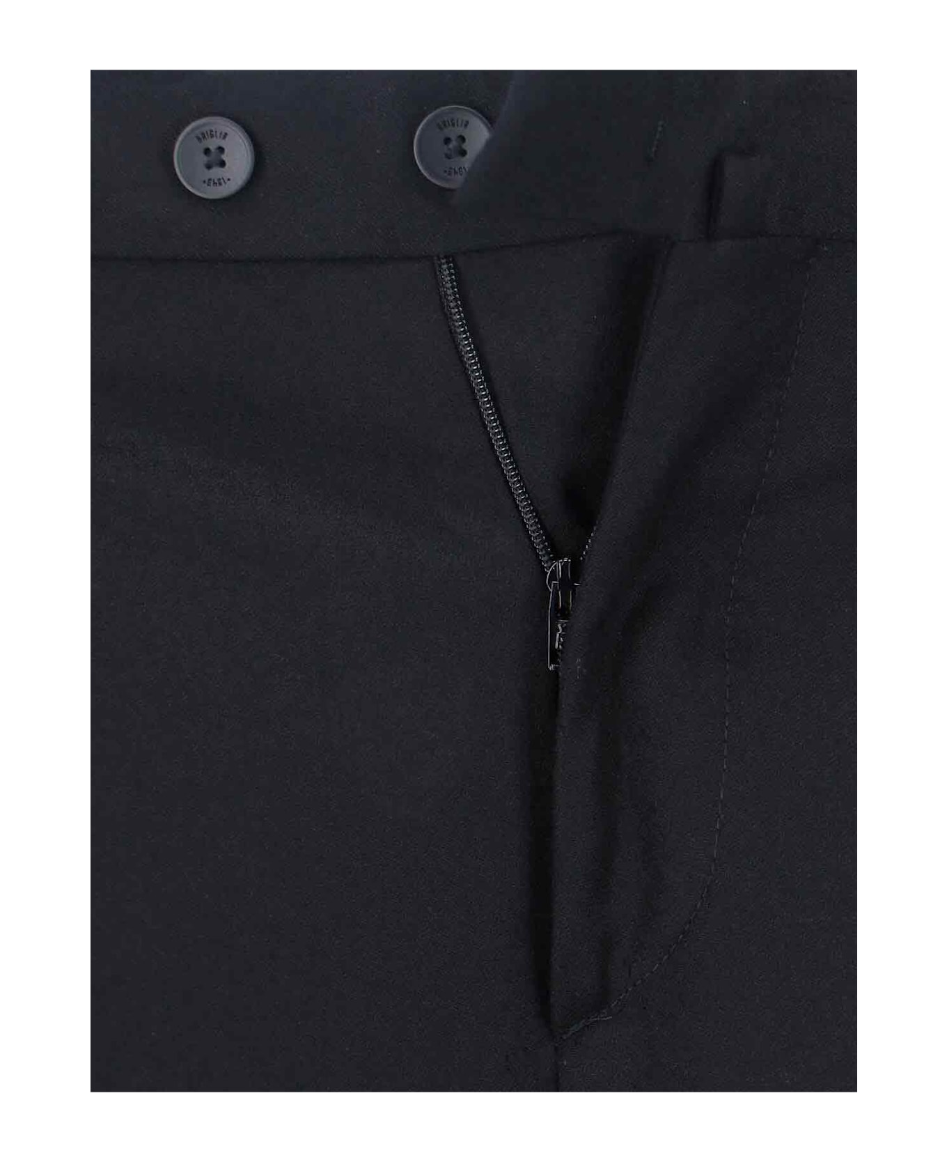 Briglia 1949 Virgin Wool Pants - Black  