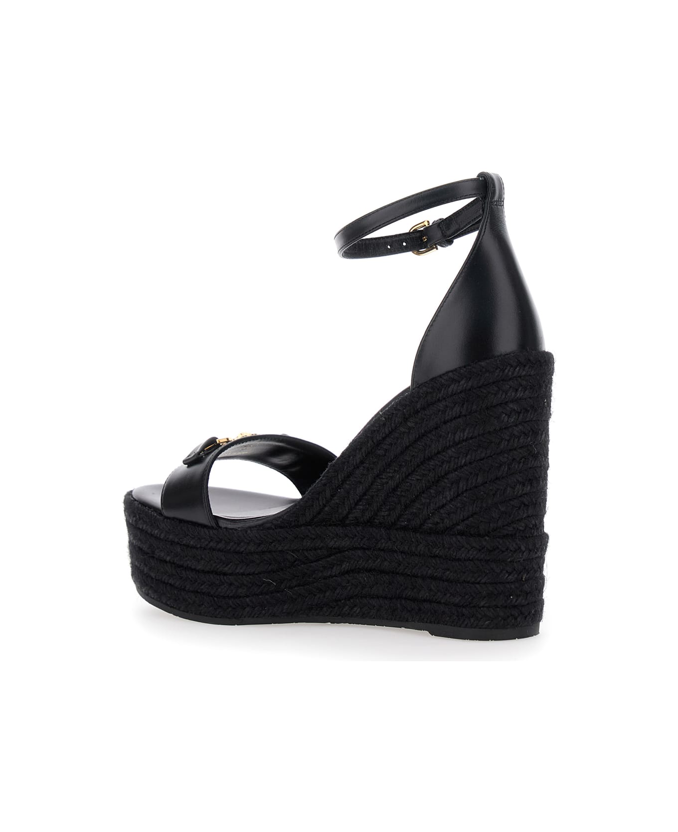 Versace Black Wedges - Black