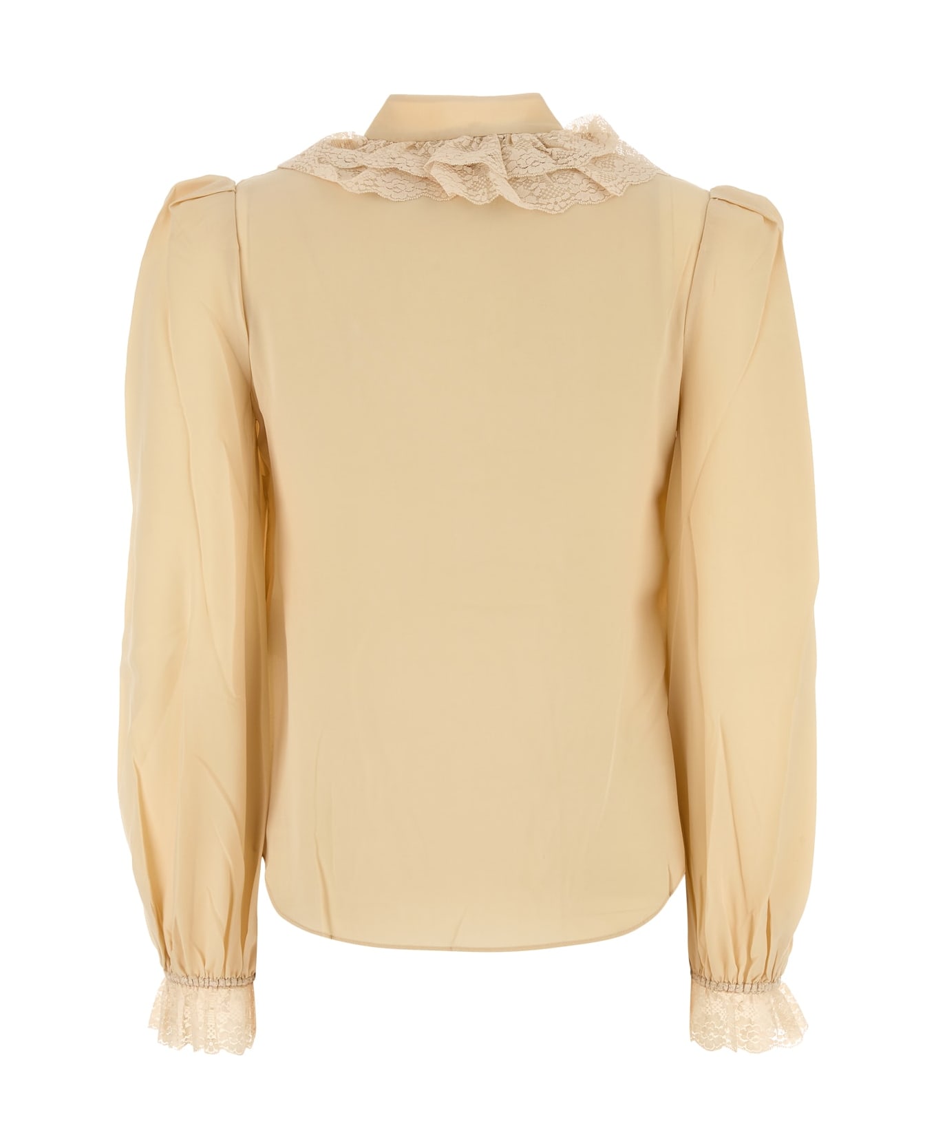 Zimmermann Illustration Ruffle Blouse - CREAM