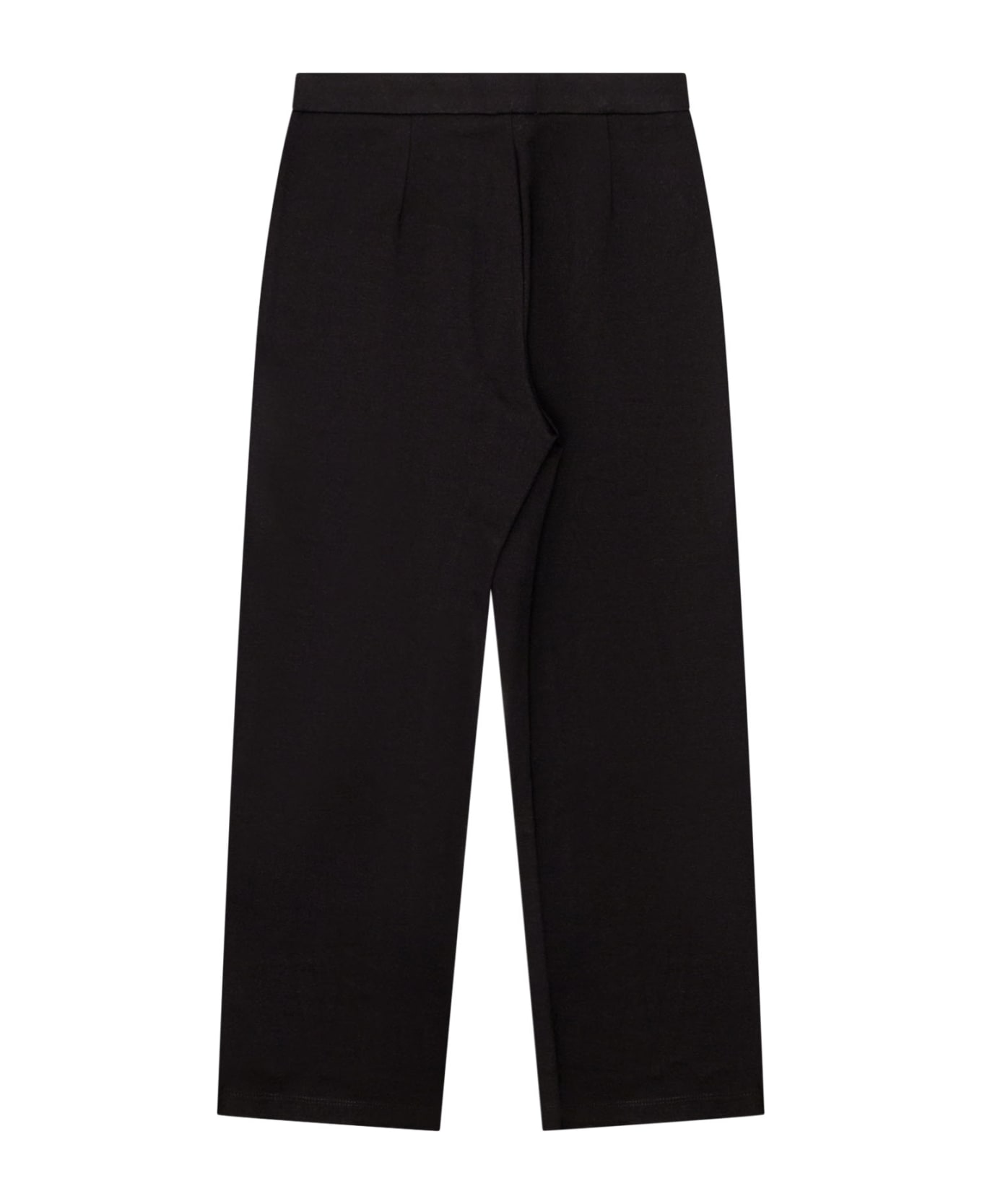 TwinSet Trouser With Logo - NERO