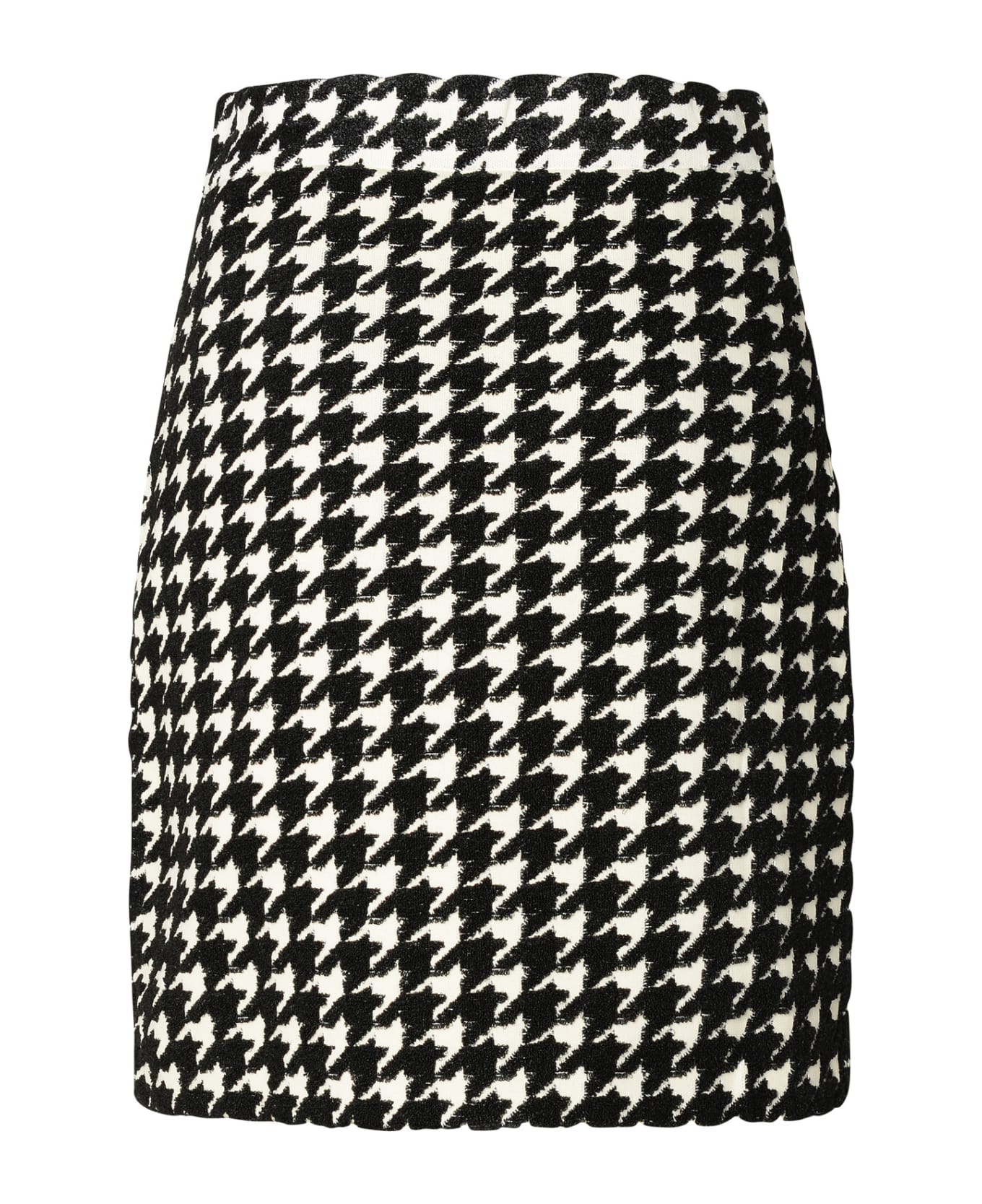 Burberry Black Viscose Blend Skirt - Multicolor