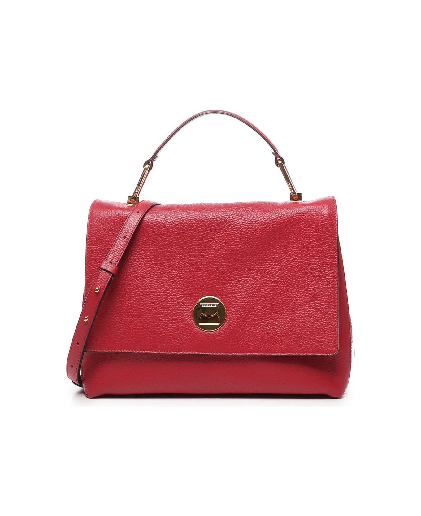 Coccinelle Liya Foldover-top Tote Bag - Red