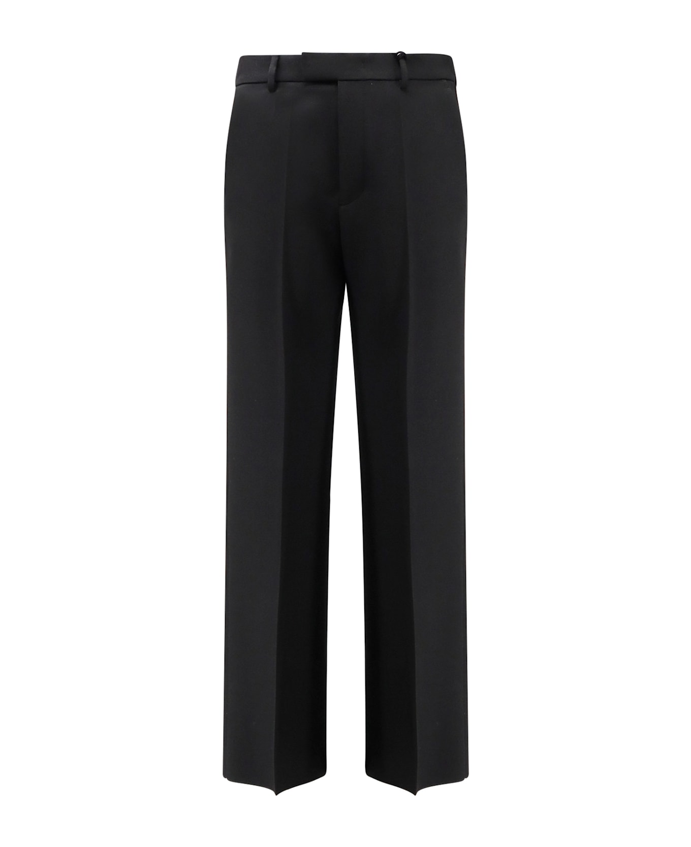 Valentino Virgin Wool Trousers - Black