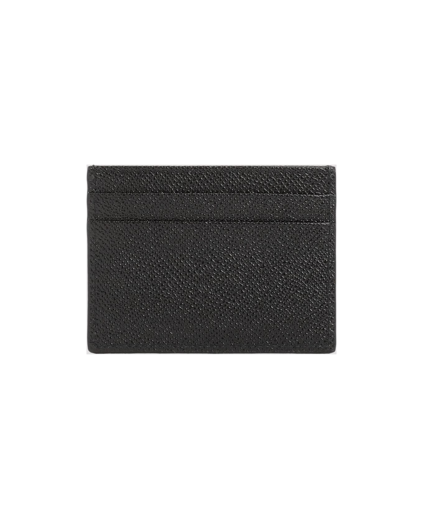 Dolce & Gabbana Cardholder With Logo Plaque - Nero