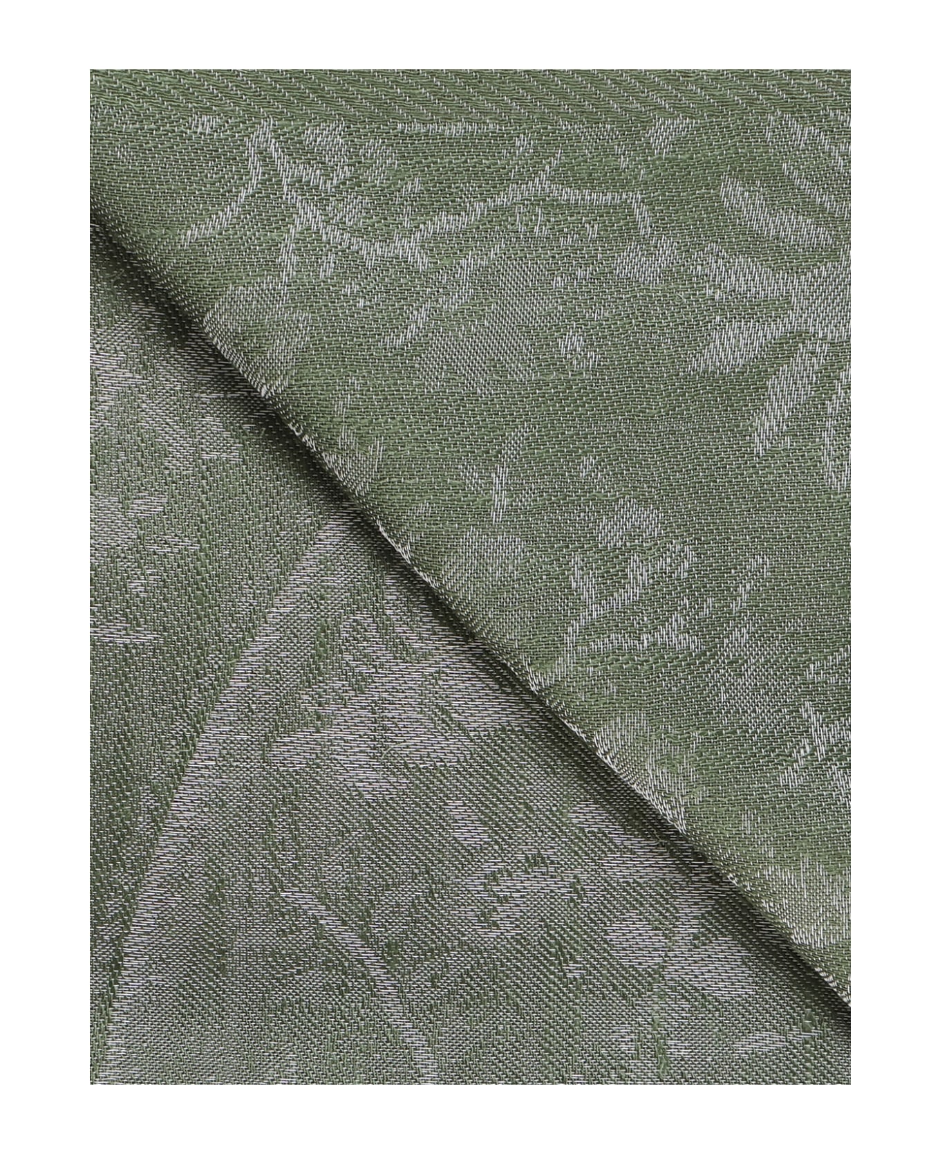 Etro Scarf With Jacquard Paisley Print - Green