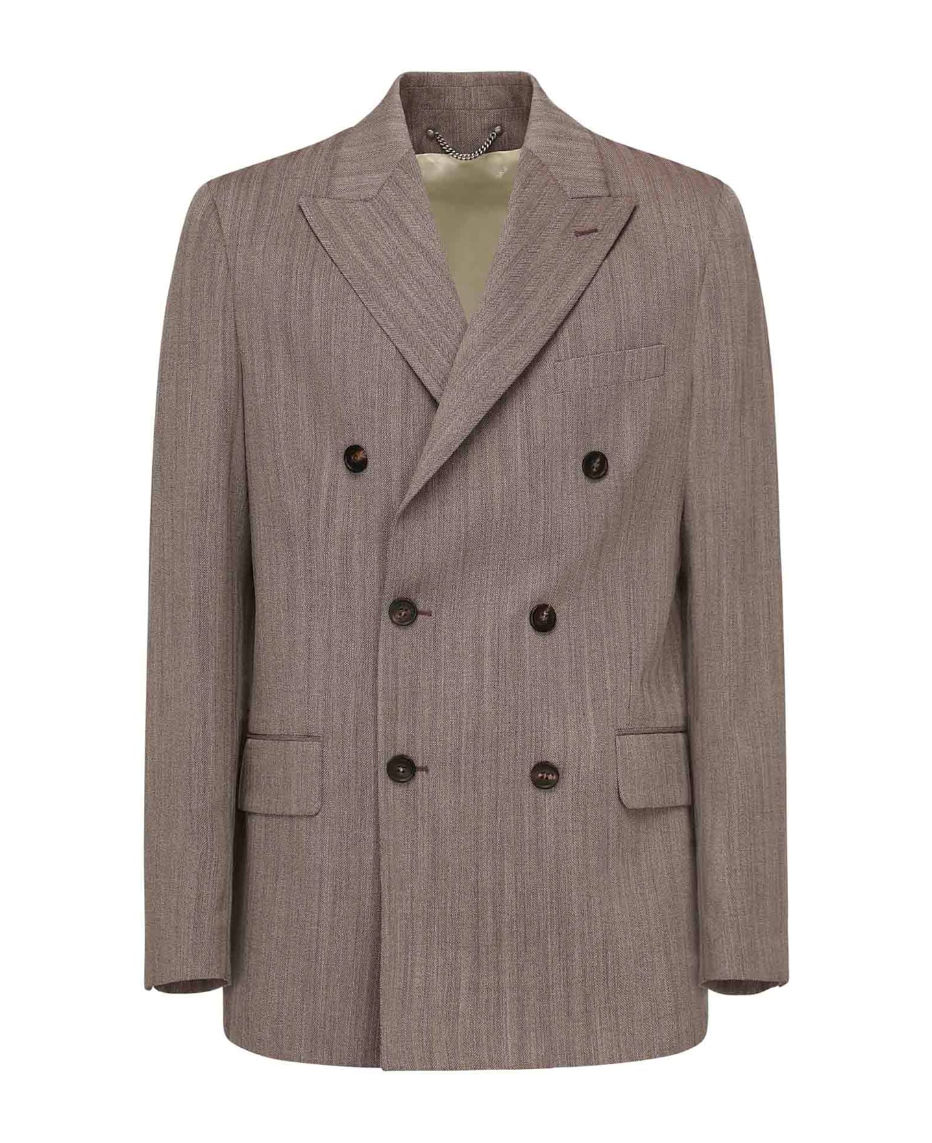 Golden Goose Journey Double-breasted Blazer - Beige