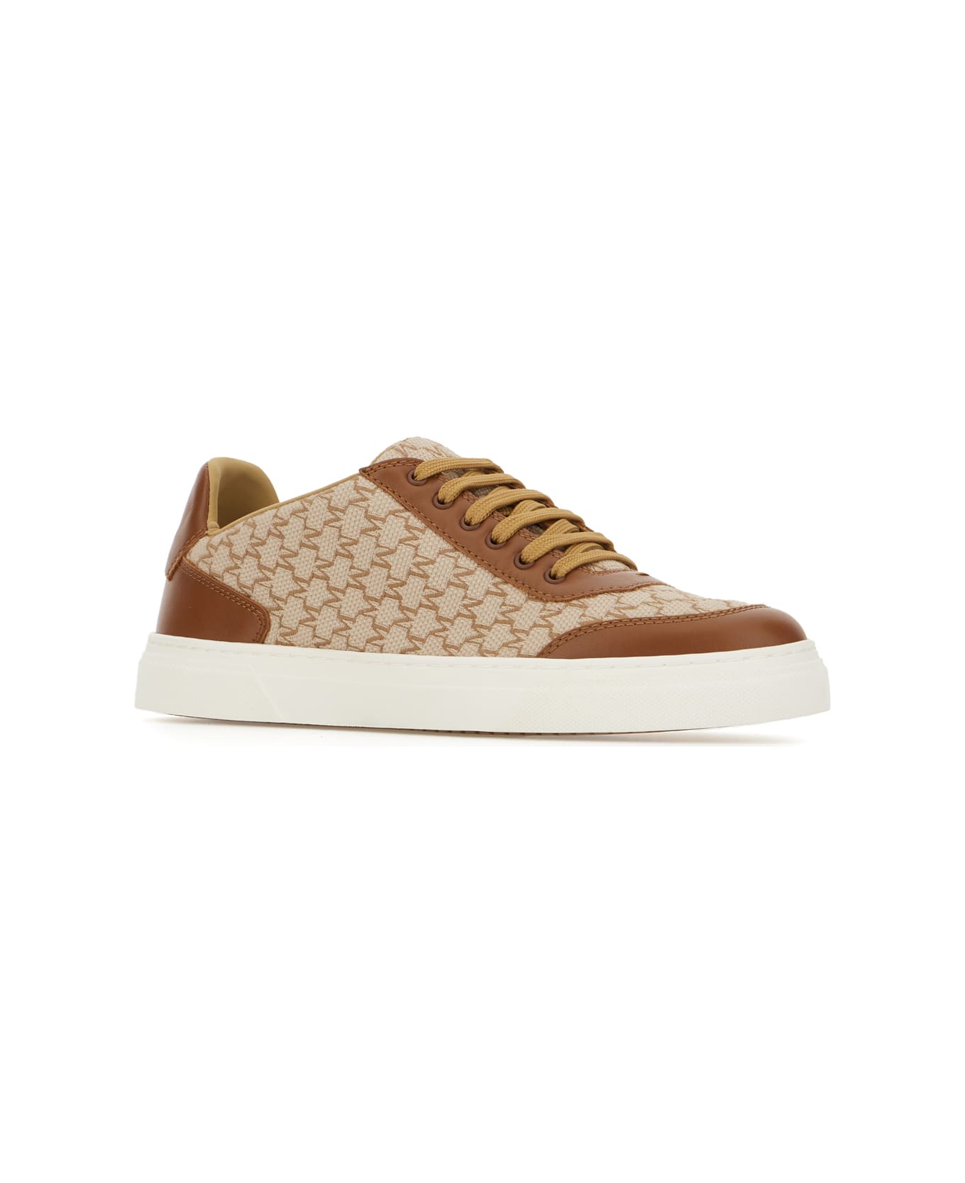 Max Mara Embroidered Canvas Sneakers - VISONE