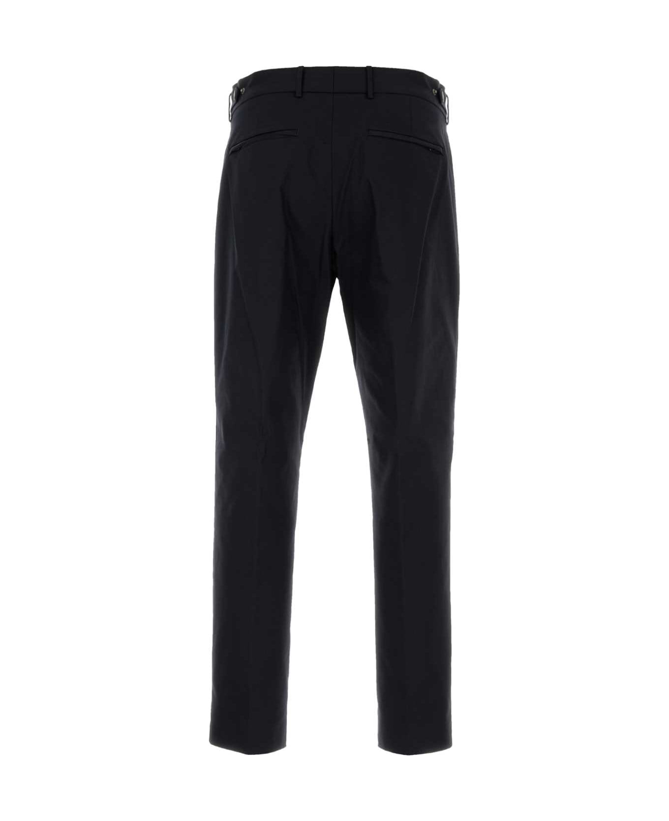 PT Torino Dark Blue Stretch Cotton Blend Pant - NAVY