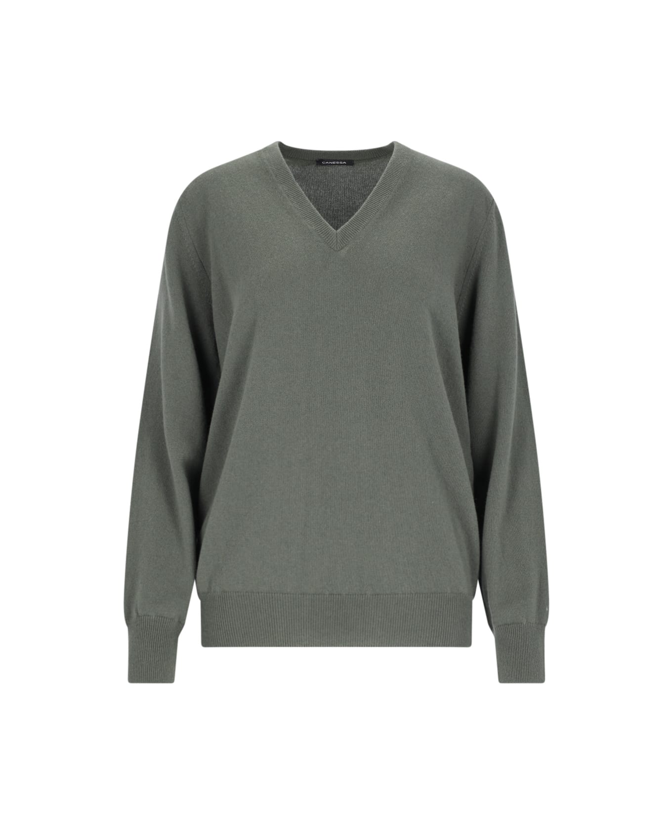 Canessa V-neck Sweater - Green
