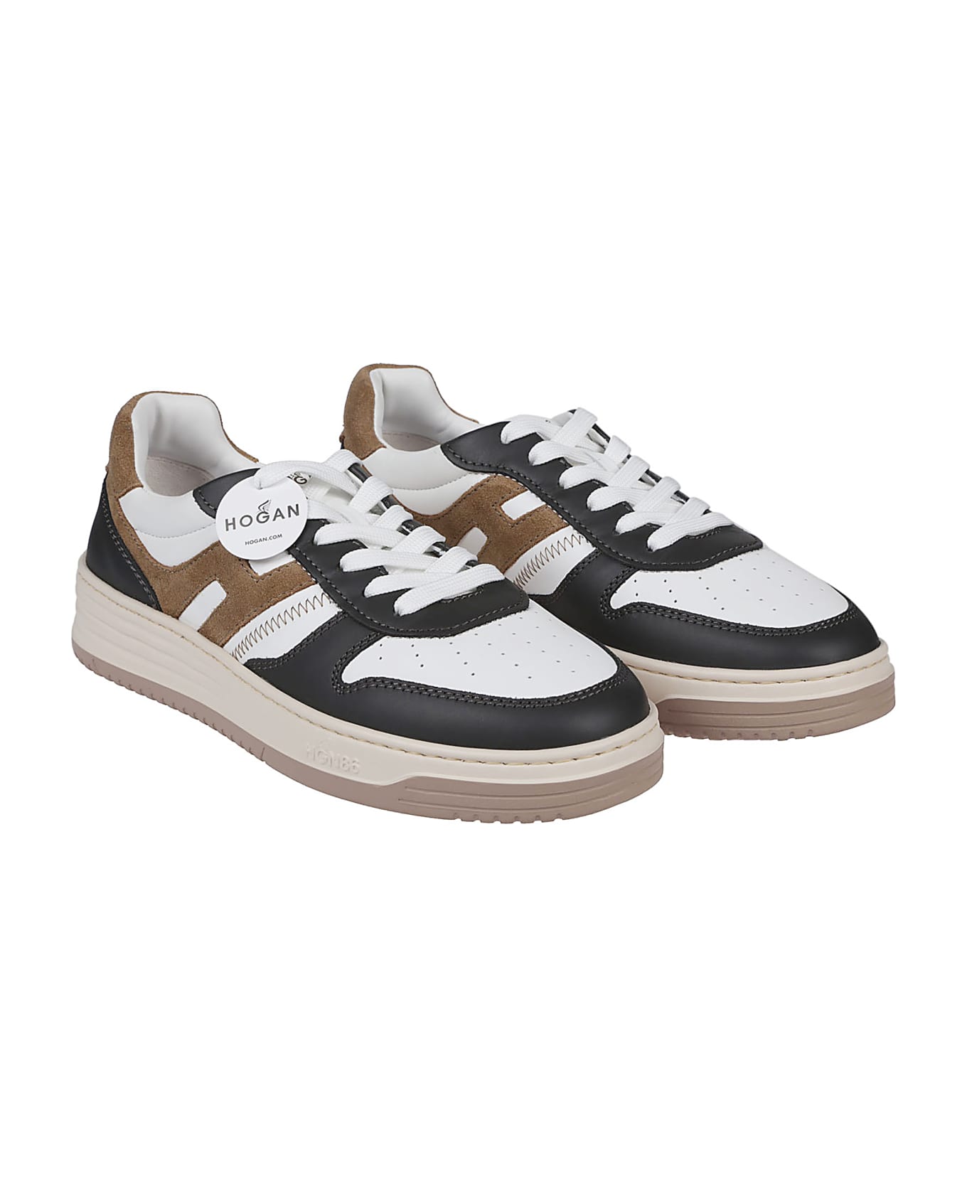 Hogan H630 Sneakers - L Bianco/marrone/blu