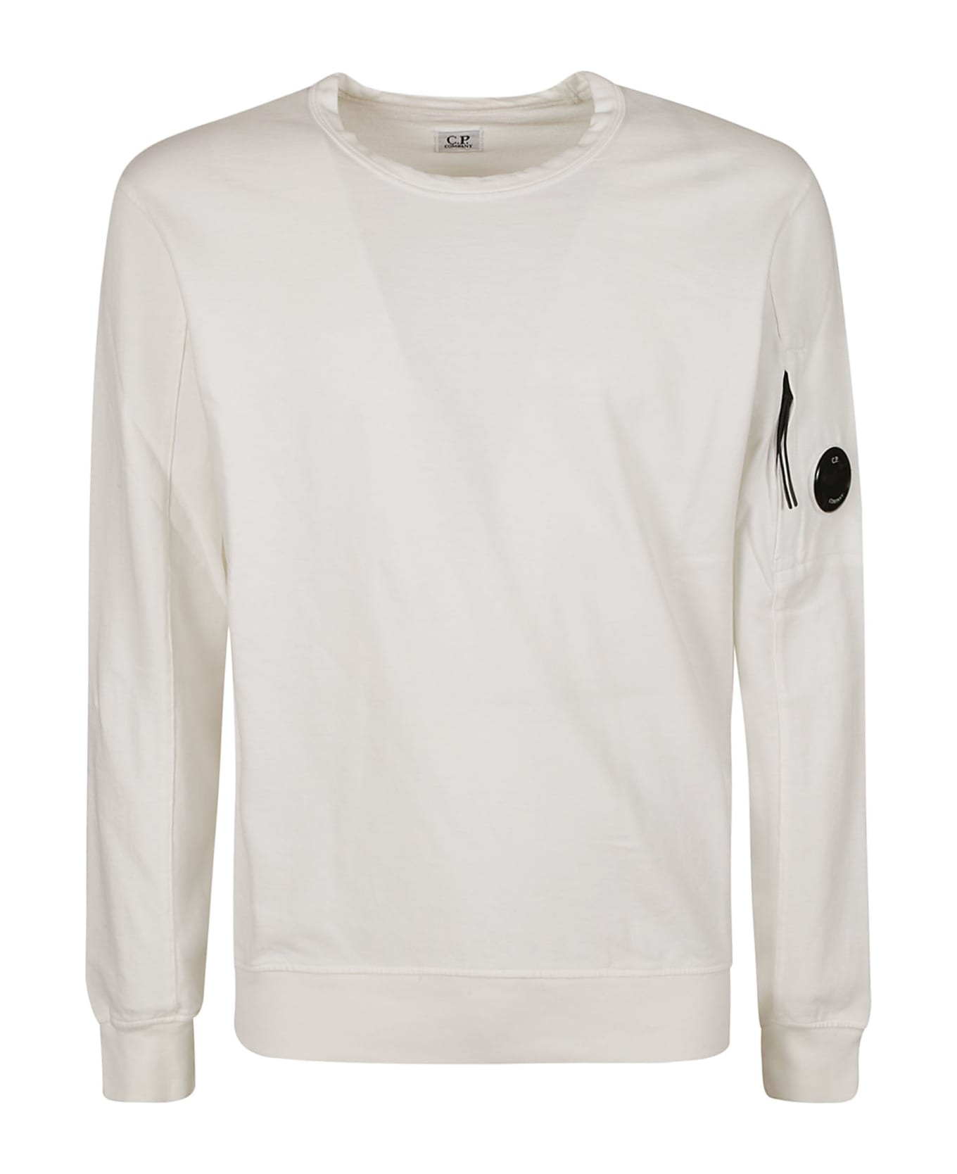 C.P. Company Light Fleece Sweatshirt - Gauze White