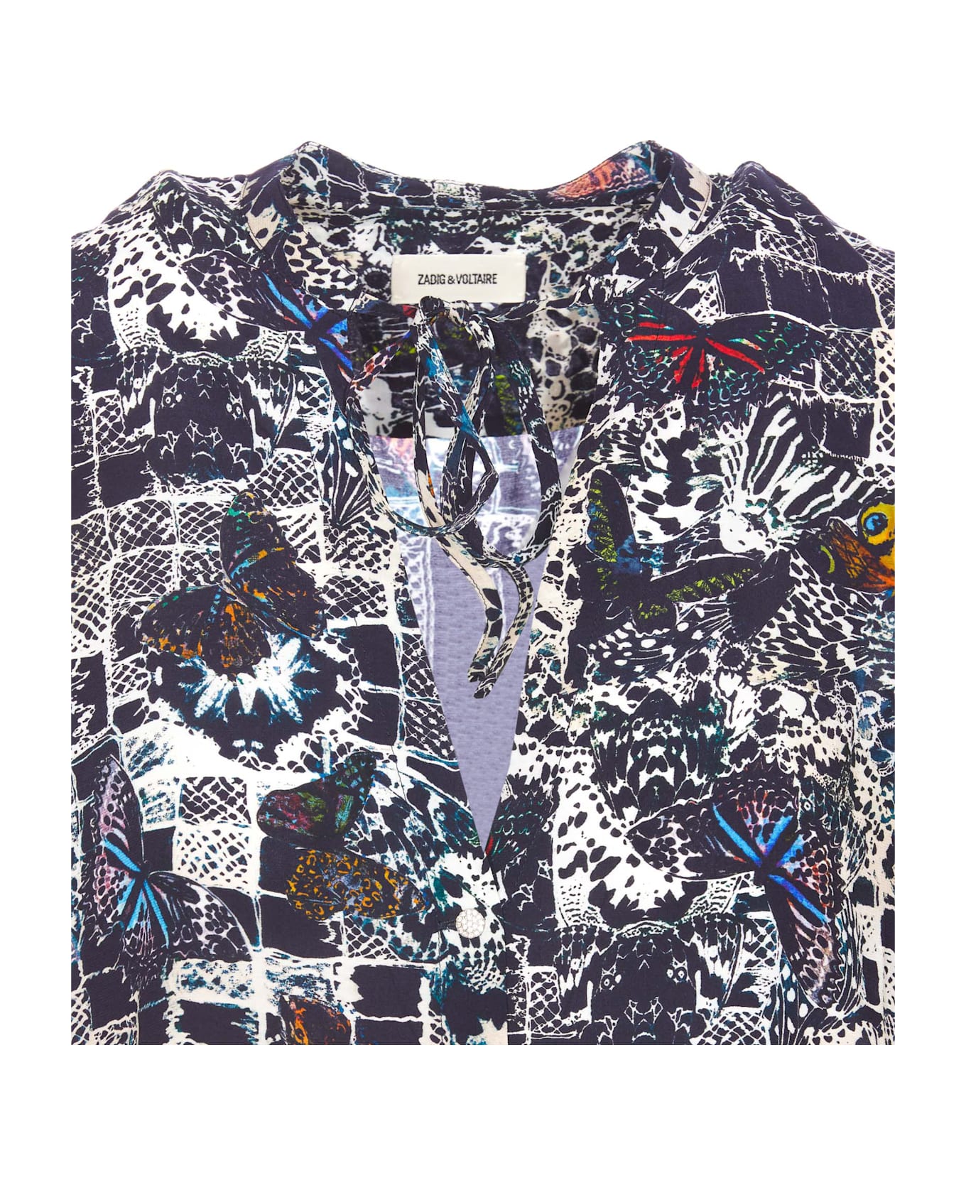 Zadig 
Voltaire Tafiz Soft Butterflies Shirt - Multicolor