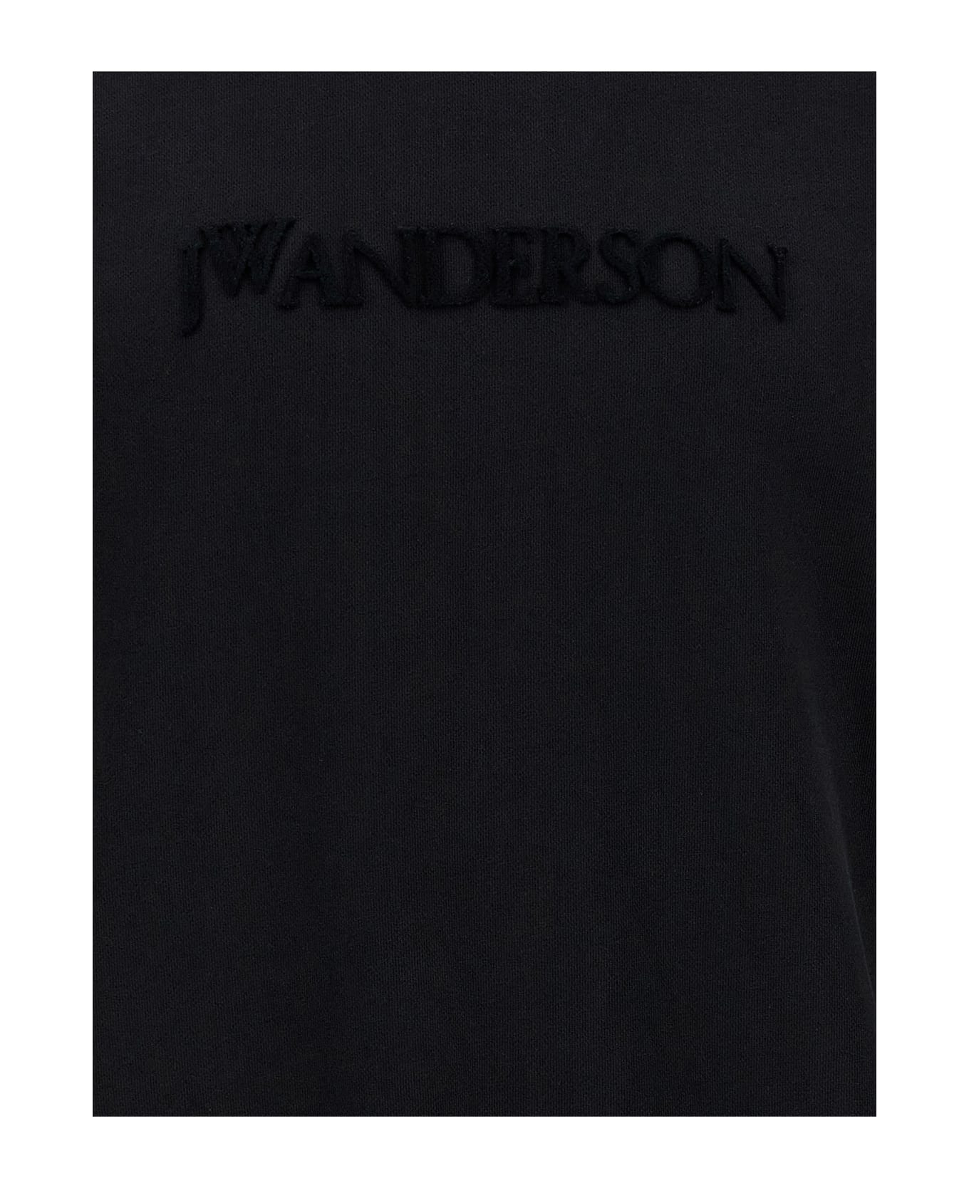 J.W. Anderson Sweatshirt Logo Embroidery - Black