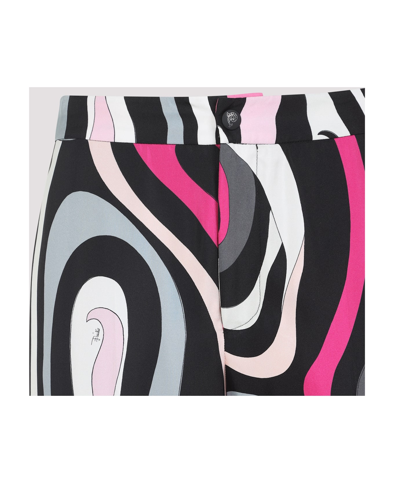 Pucci Marmo Pants - Nero Fuxia