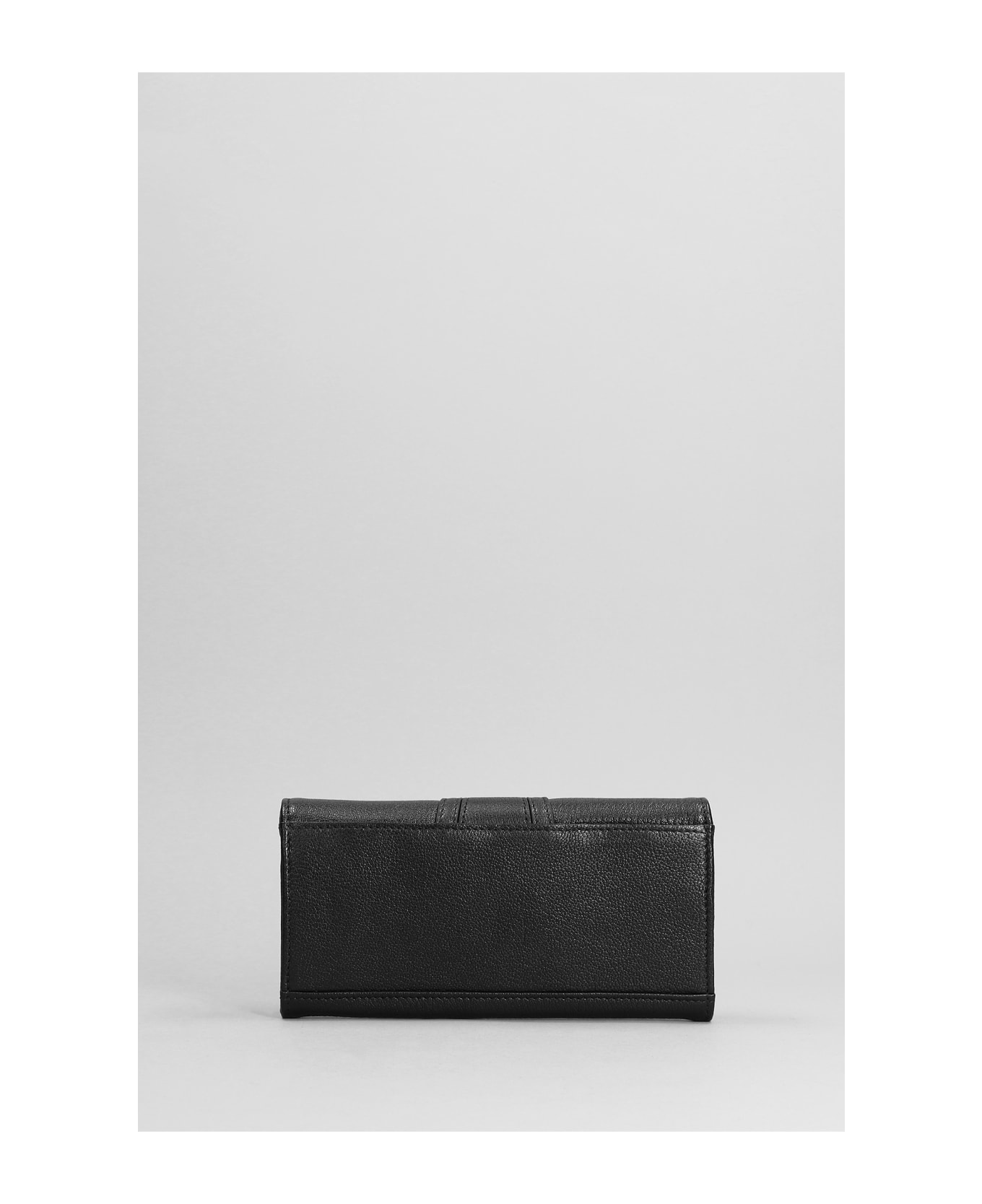 See by Chloé Hana Long Wallet In Black Leather - black