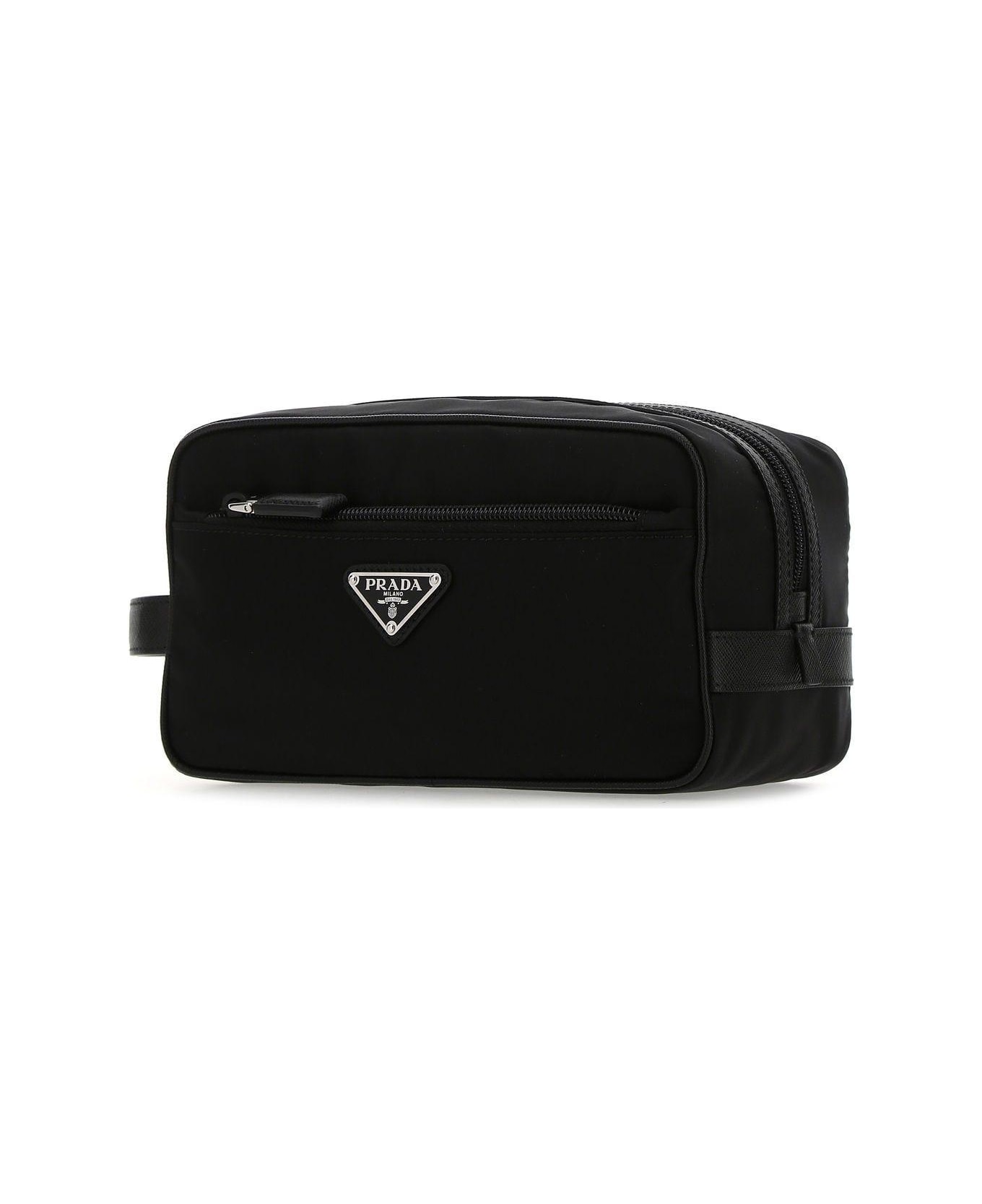 Prada Black Re-nylon Beauty Case - Black トラベルバッグ