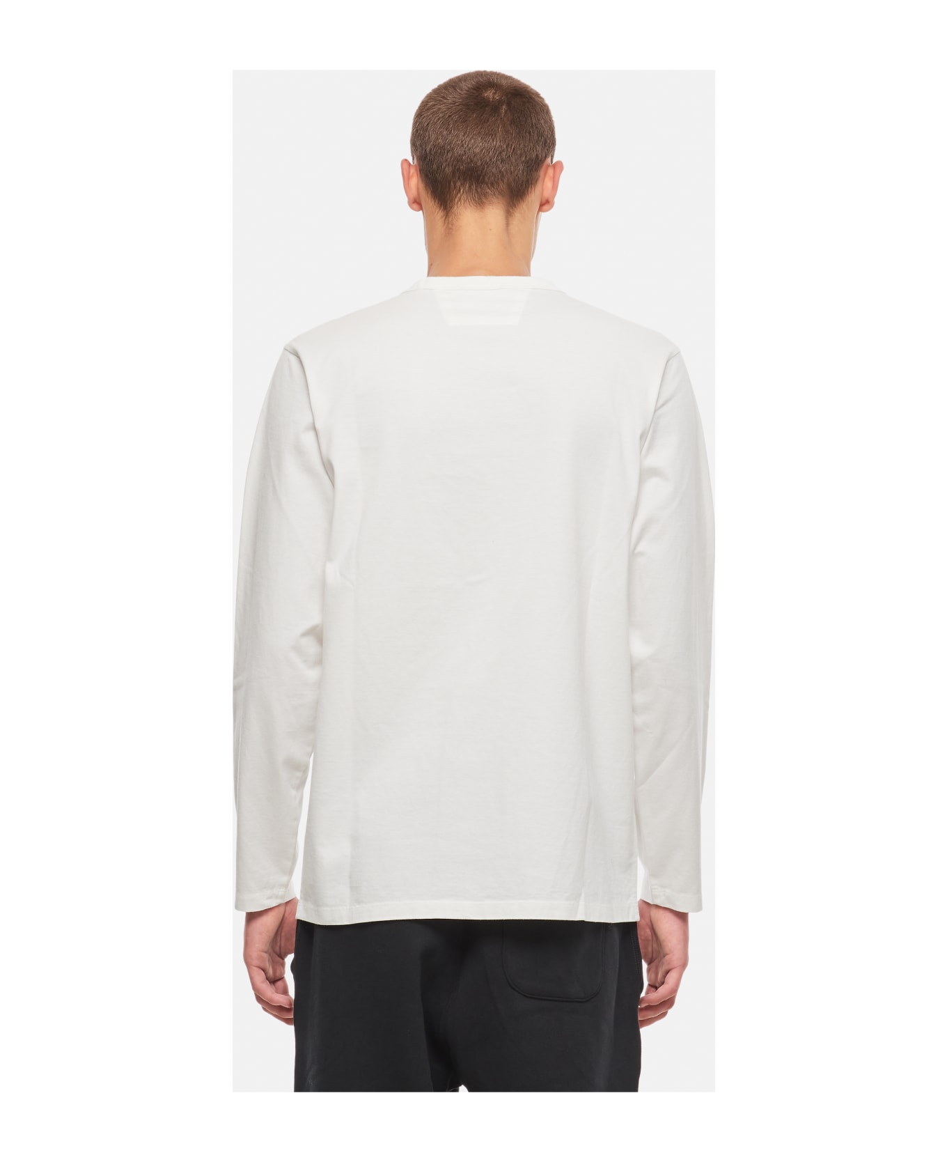 C.P. Company Long Sleeve Crewneck T-shirt - White フリース