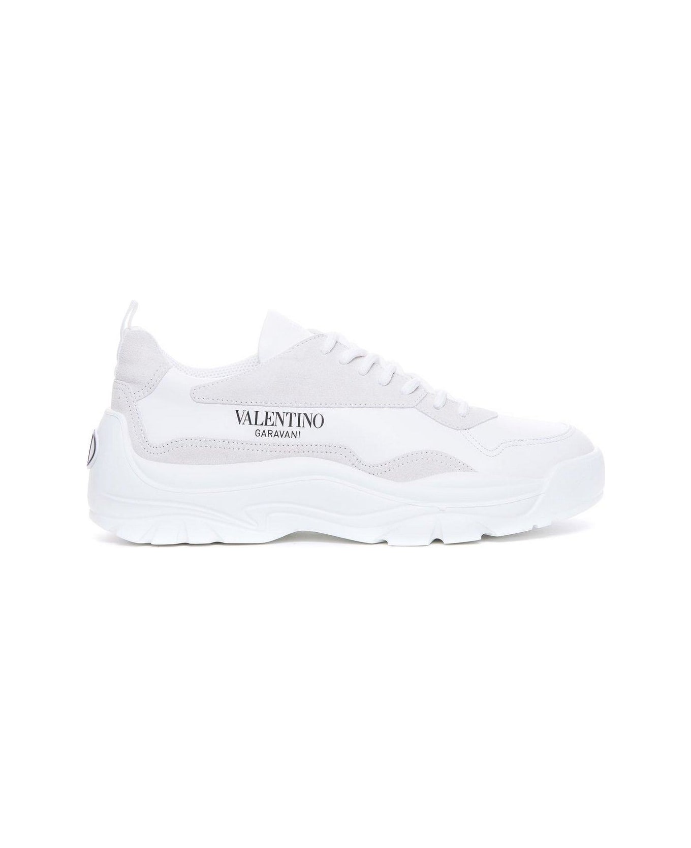 Valentino Garavani Gumboy Lace-up Sneakers - Bianco/bianco/bianco