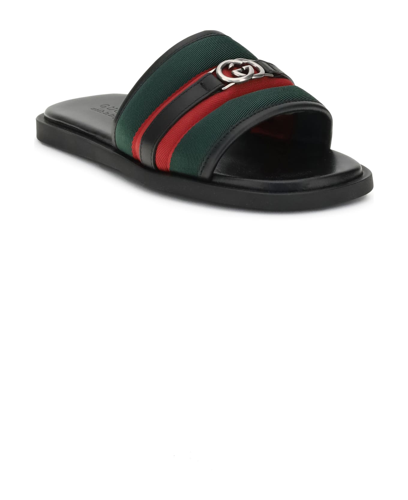 Gucci Gg Motif Slider Sandals