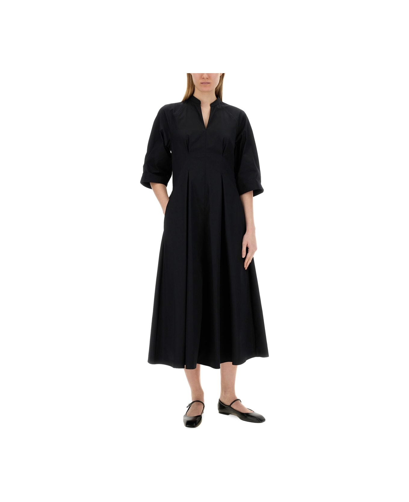 Aspesi Long Dress - BLACK