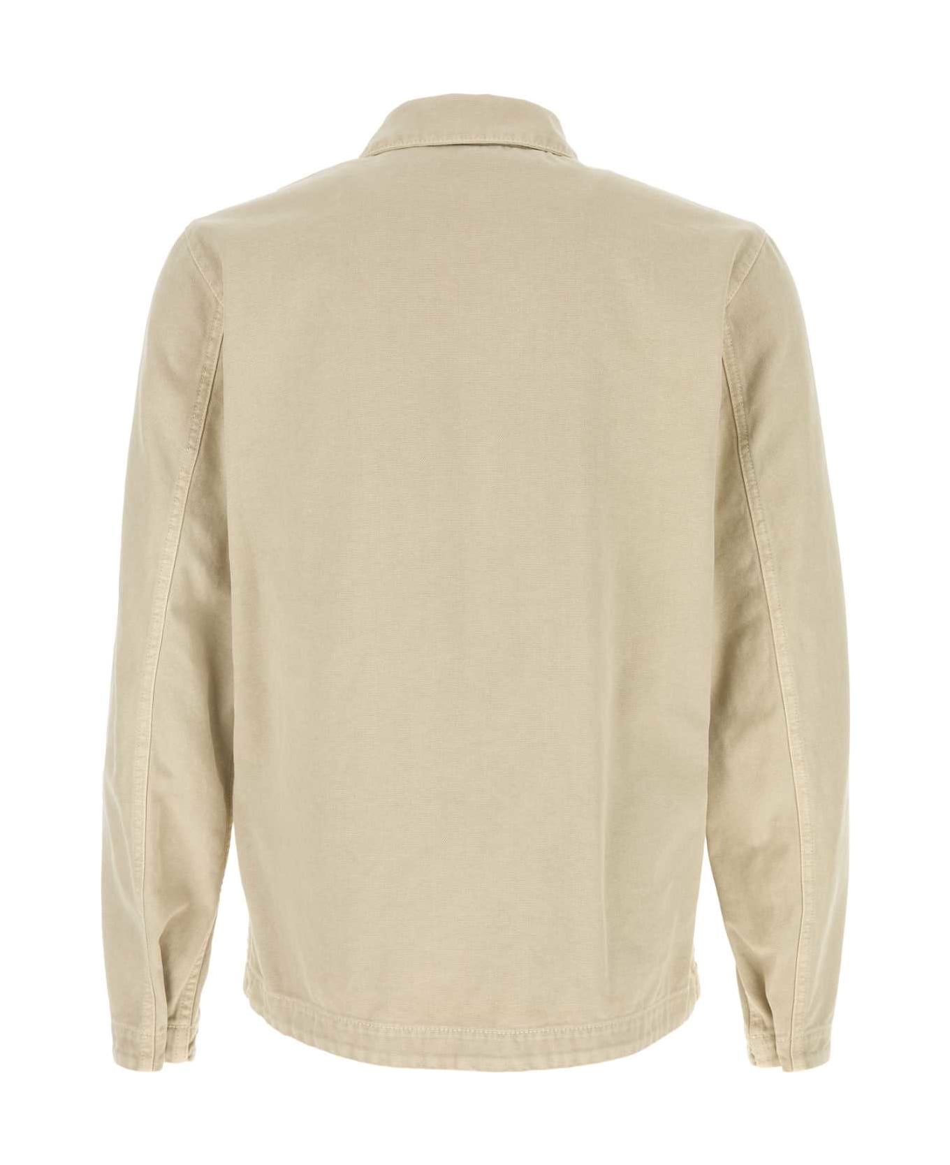 Stone Island Sand Cotton Jacket - PLASTER