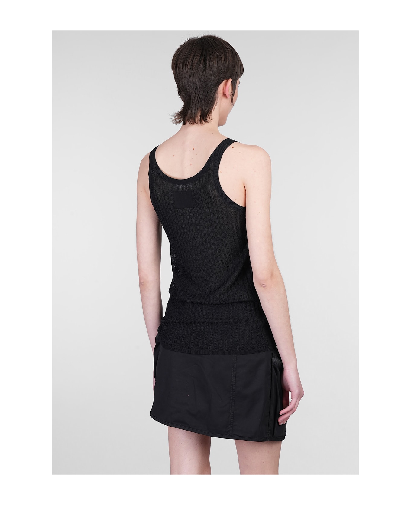 Helmut Lang Topwear In Black Viscose - black