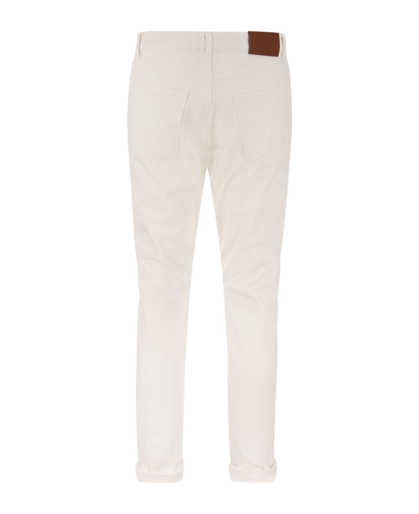 Brunello Cucinelli Five-pocket Trousers - Neve ボトムス