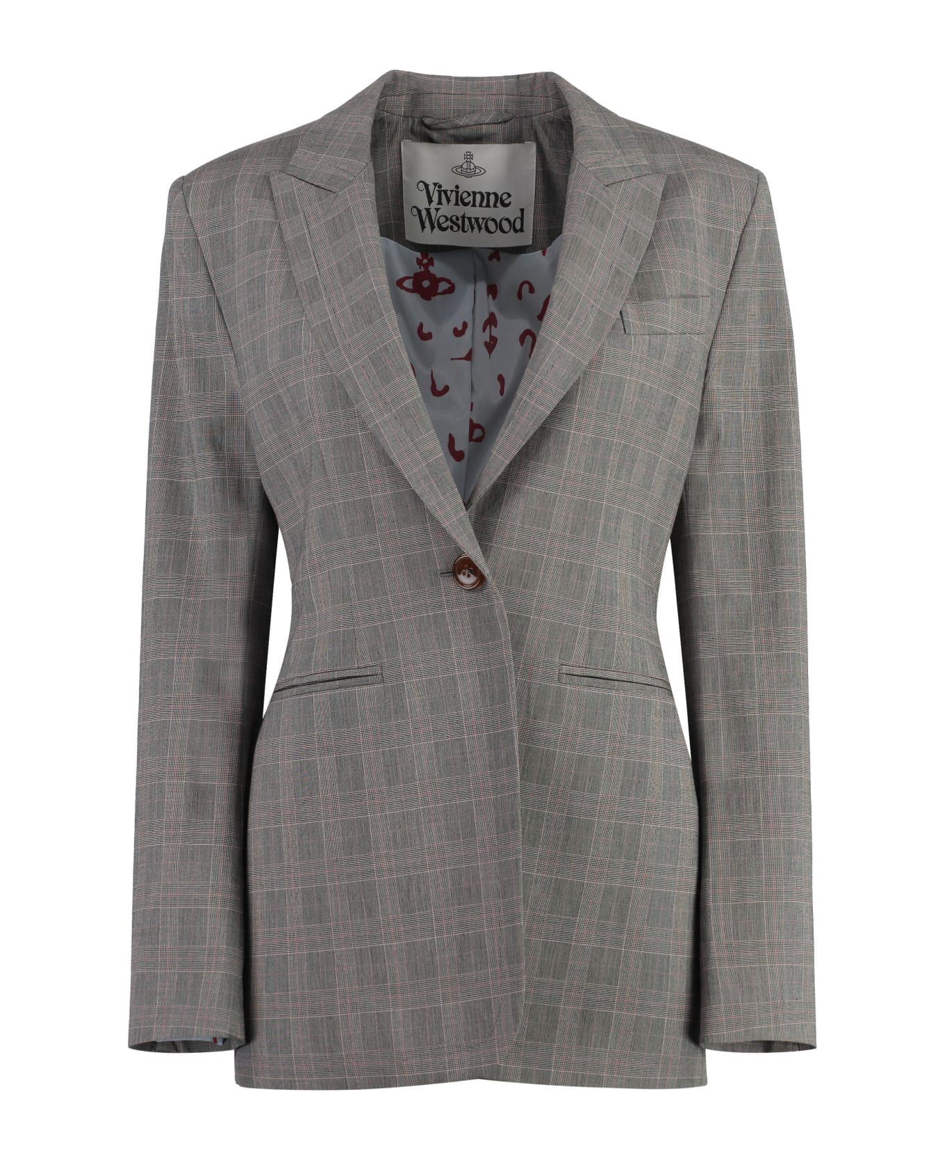 Vivienne Westwood Prince Of Wales Checked Jacket - grey ブレザー