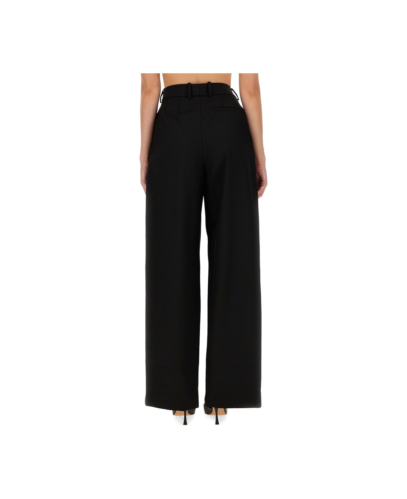 Nina Ricci Wide Pants - BLACK
