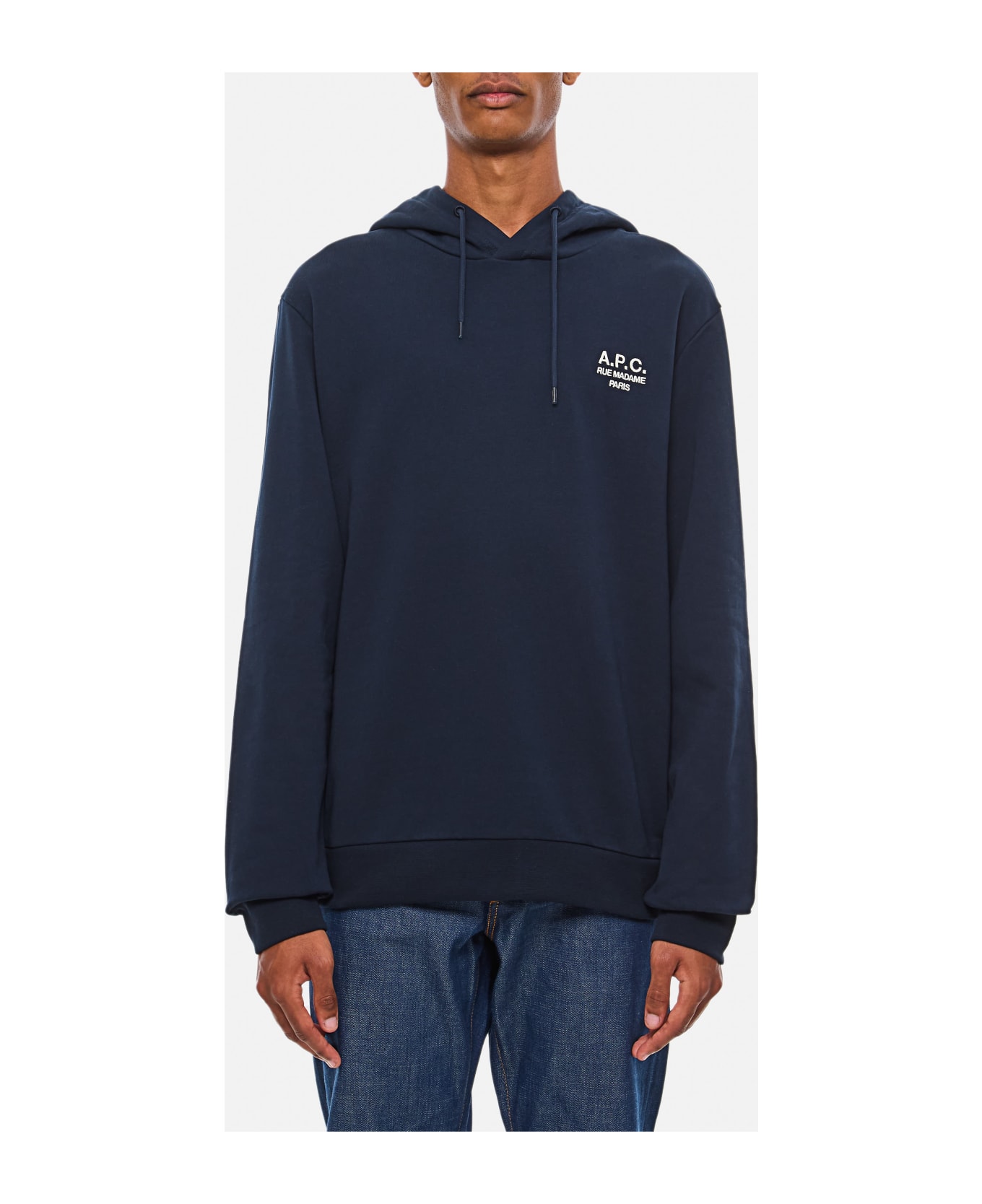A.P.C. Hoodie Standard Rue Madame - Blue