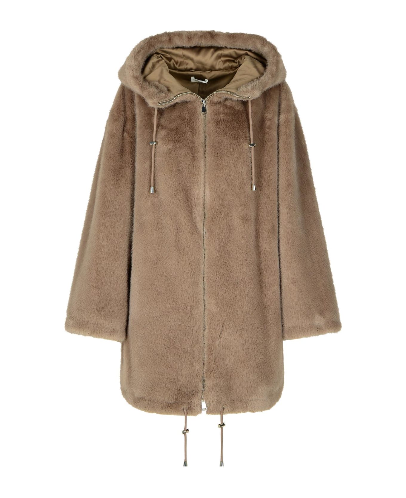 Parosh 
pathos
 Beige Polyester Parka - Beige