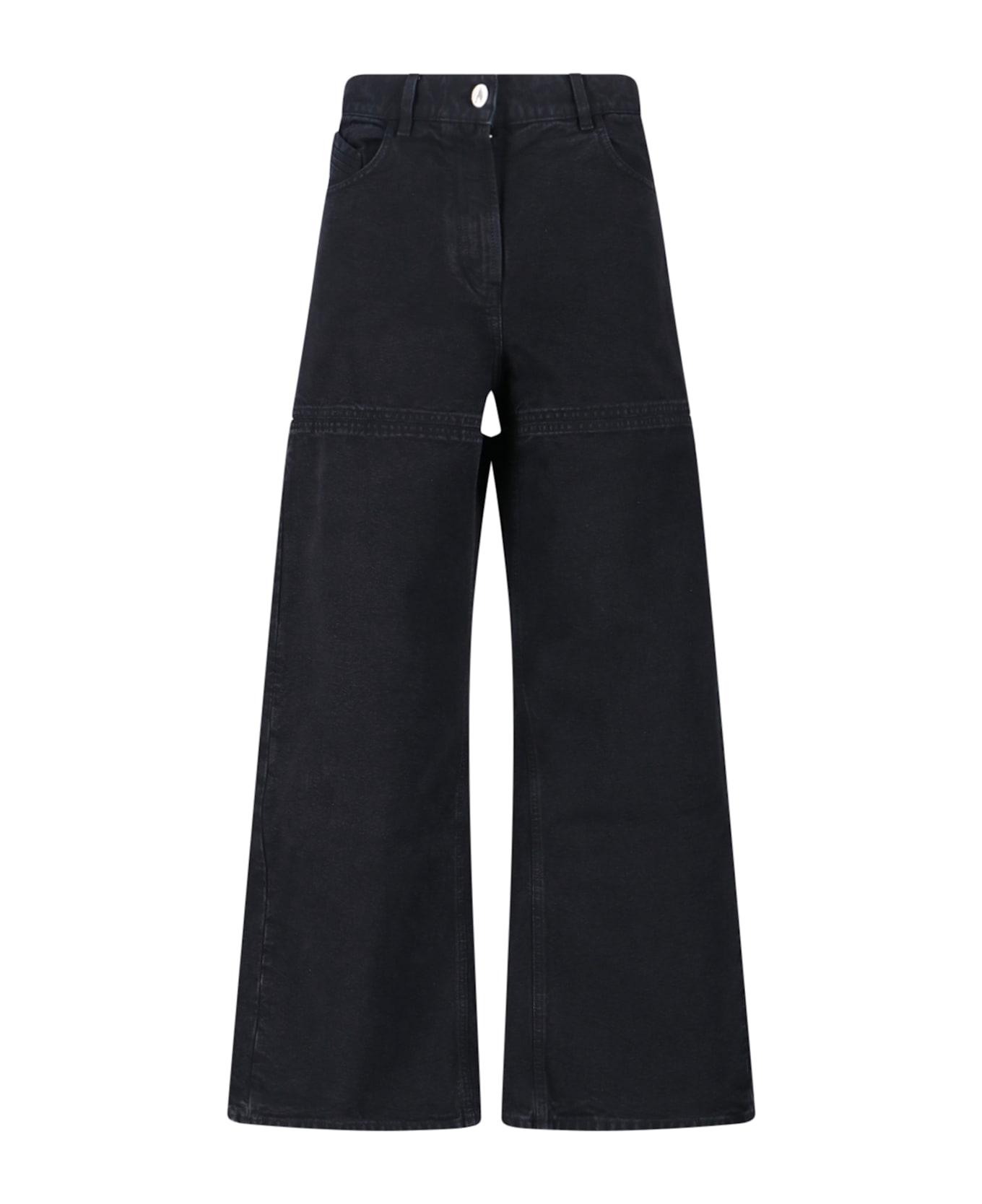 The Attico Cut-out Jeans - Black