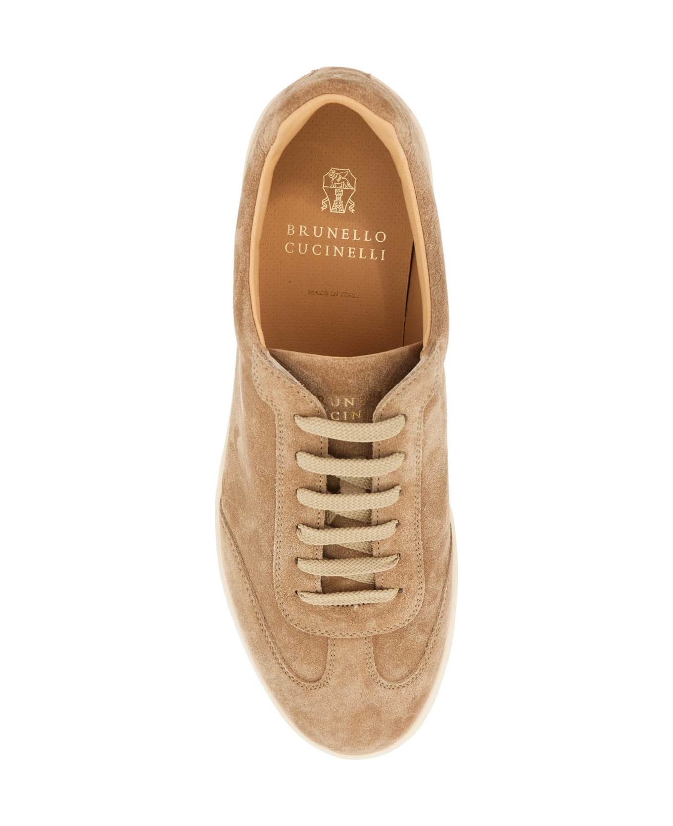 Brunello Cucinelli Suede Sneakers - NOISETTE (Beige)