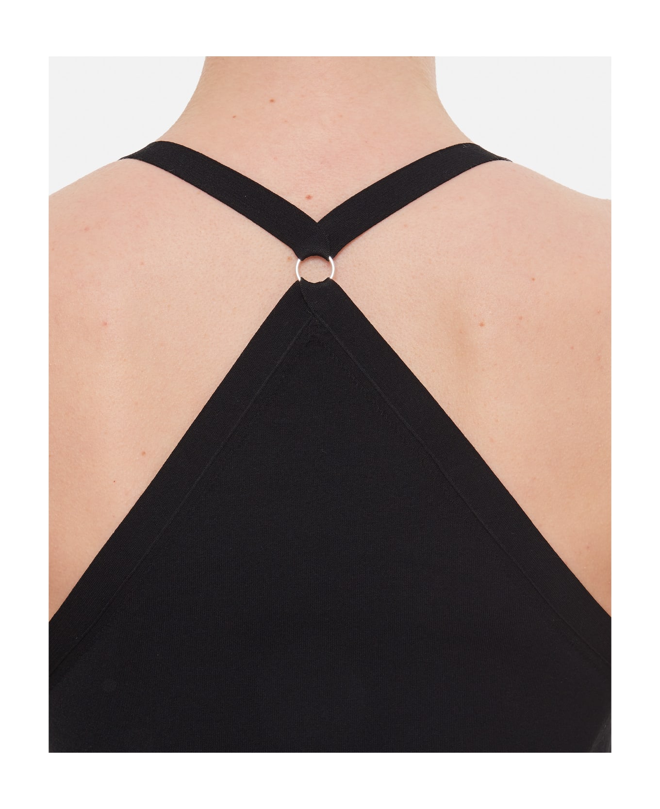 Quira Viscose Dancer Tank Top - Black