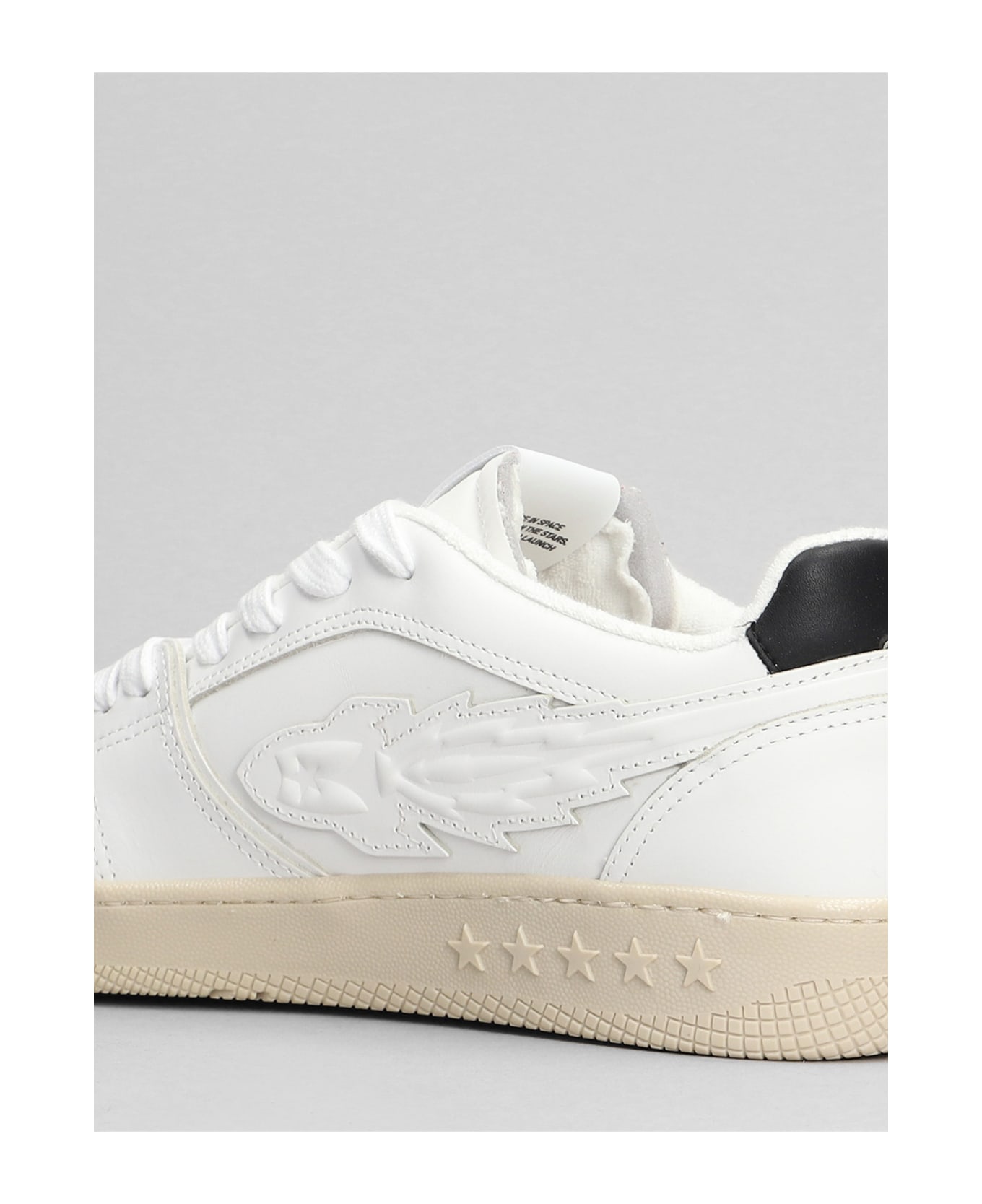 Enterprise Japan Sneakers In White Leather - White
