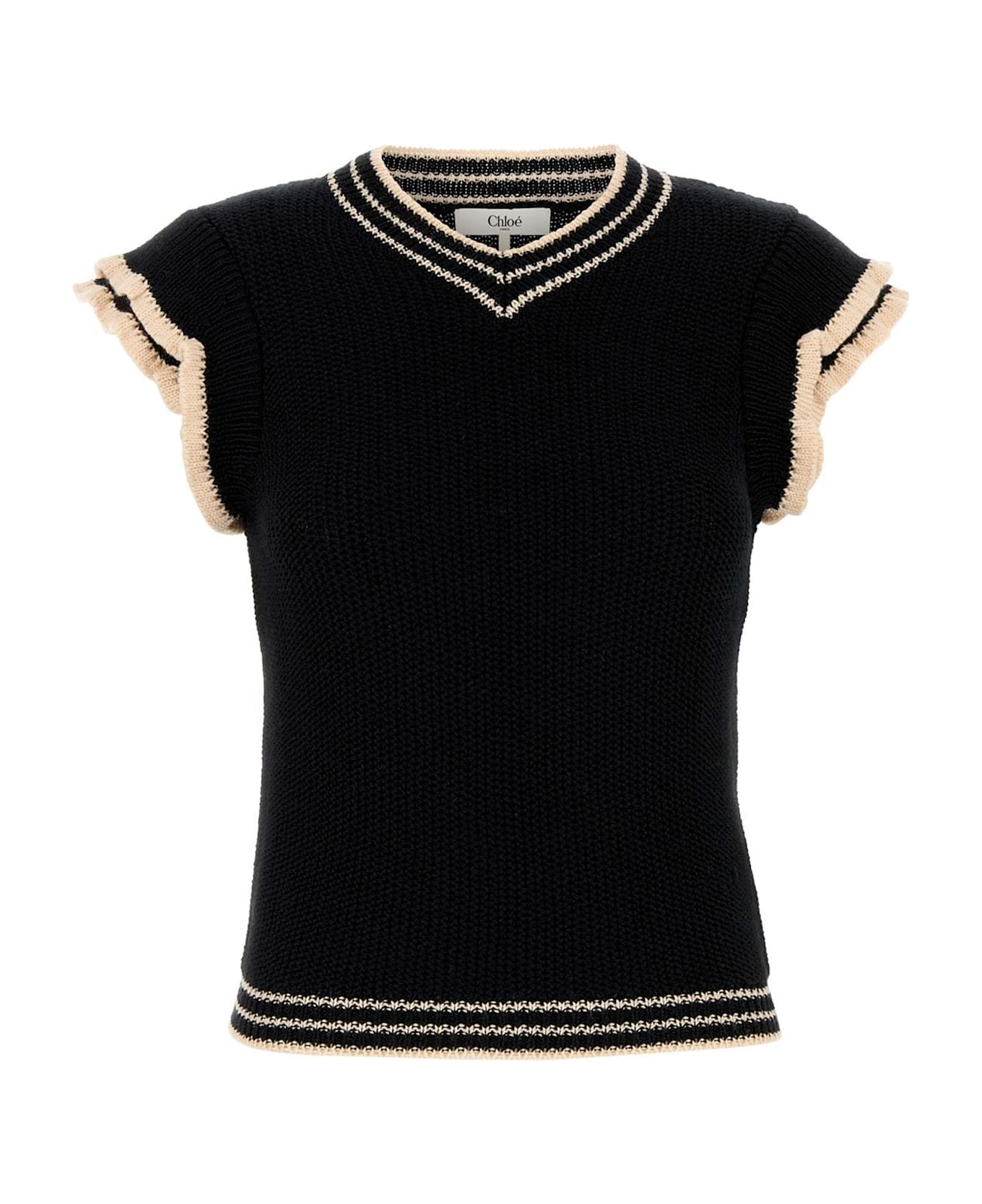 Chloé Chloè Top Black - Black
