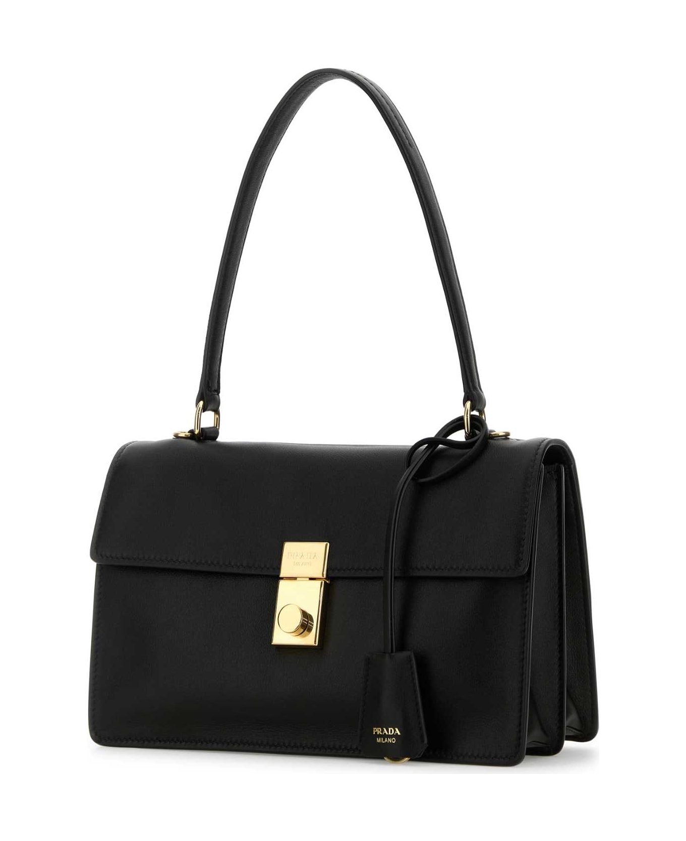 Prada Black Leather Handbag - NERO