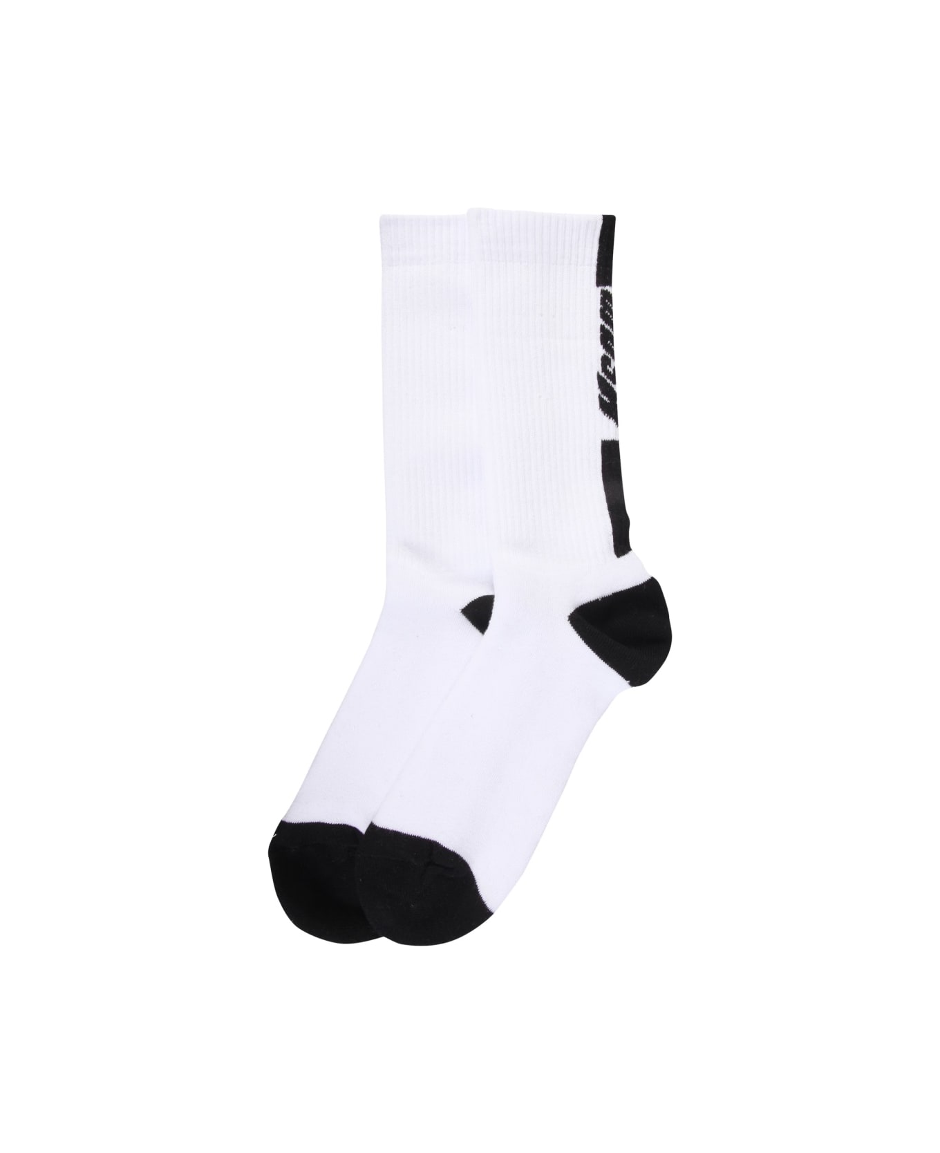 MSGM Socks With Logo - BLACK 靴下