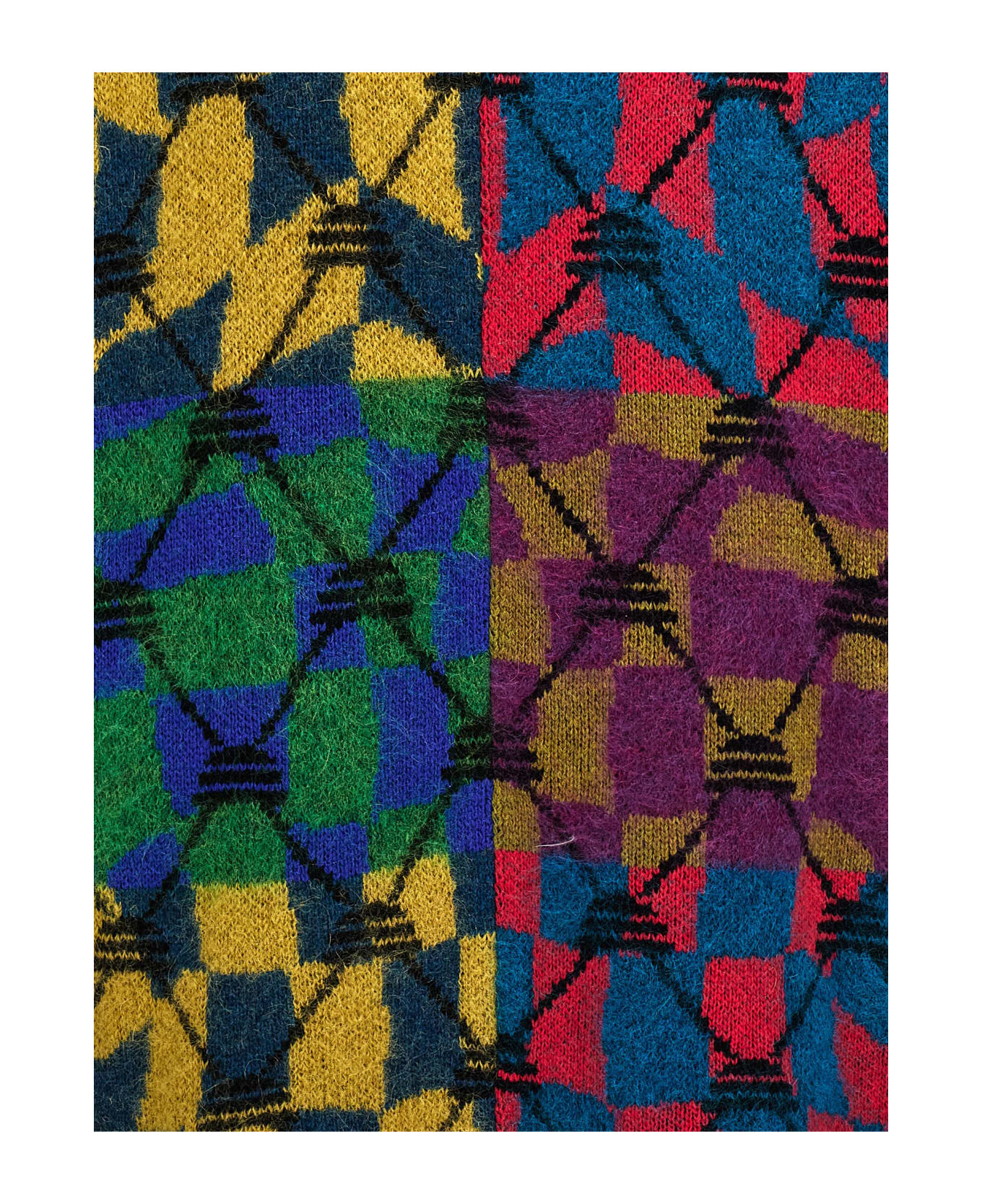 Avril8790 Patterned Cardigan - Multicolor ニットウェア