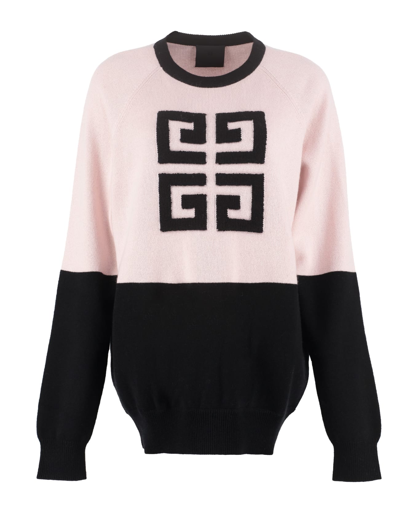 Givenchy Logo Intarsia Cashmere Sweater - Pink