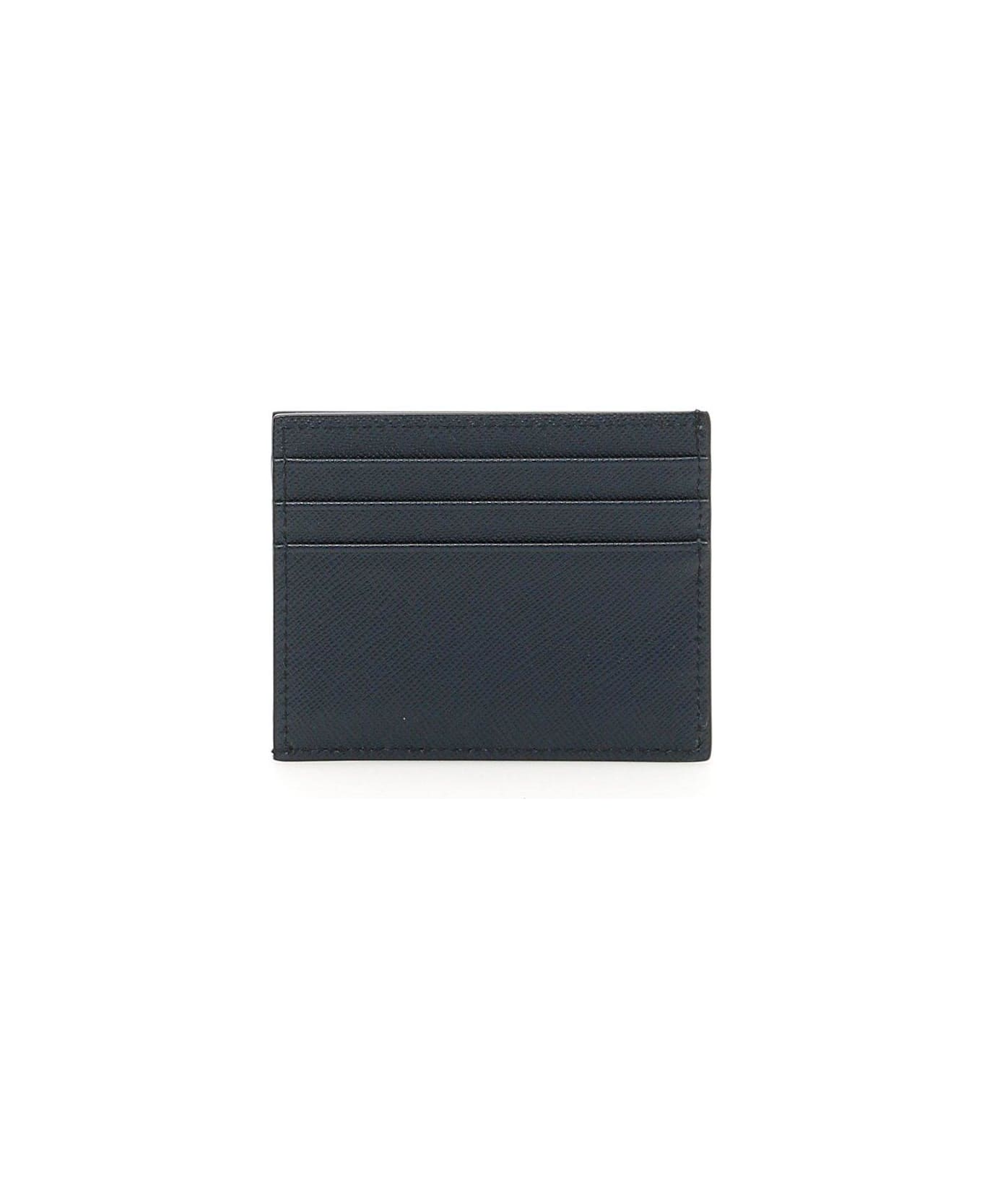 Prada Triangle-logo Cardholder - Blue